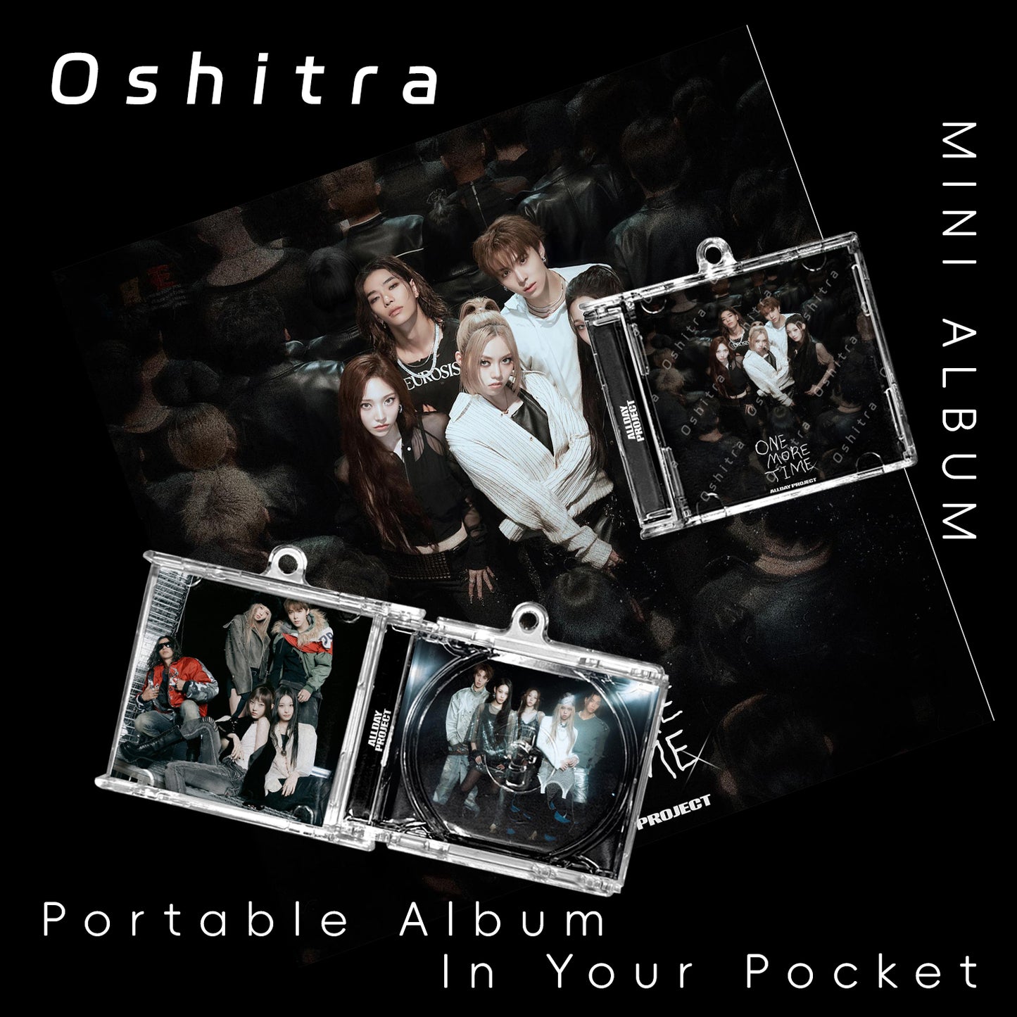 ALL DAY PROJECT「One More Time」Mini Album NFCミニアルバムキーホルダー スマホタッチで音楽再生 推し活グッズ