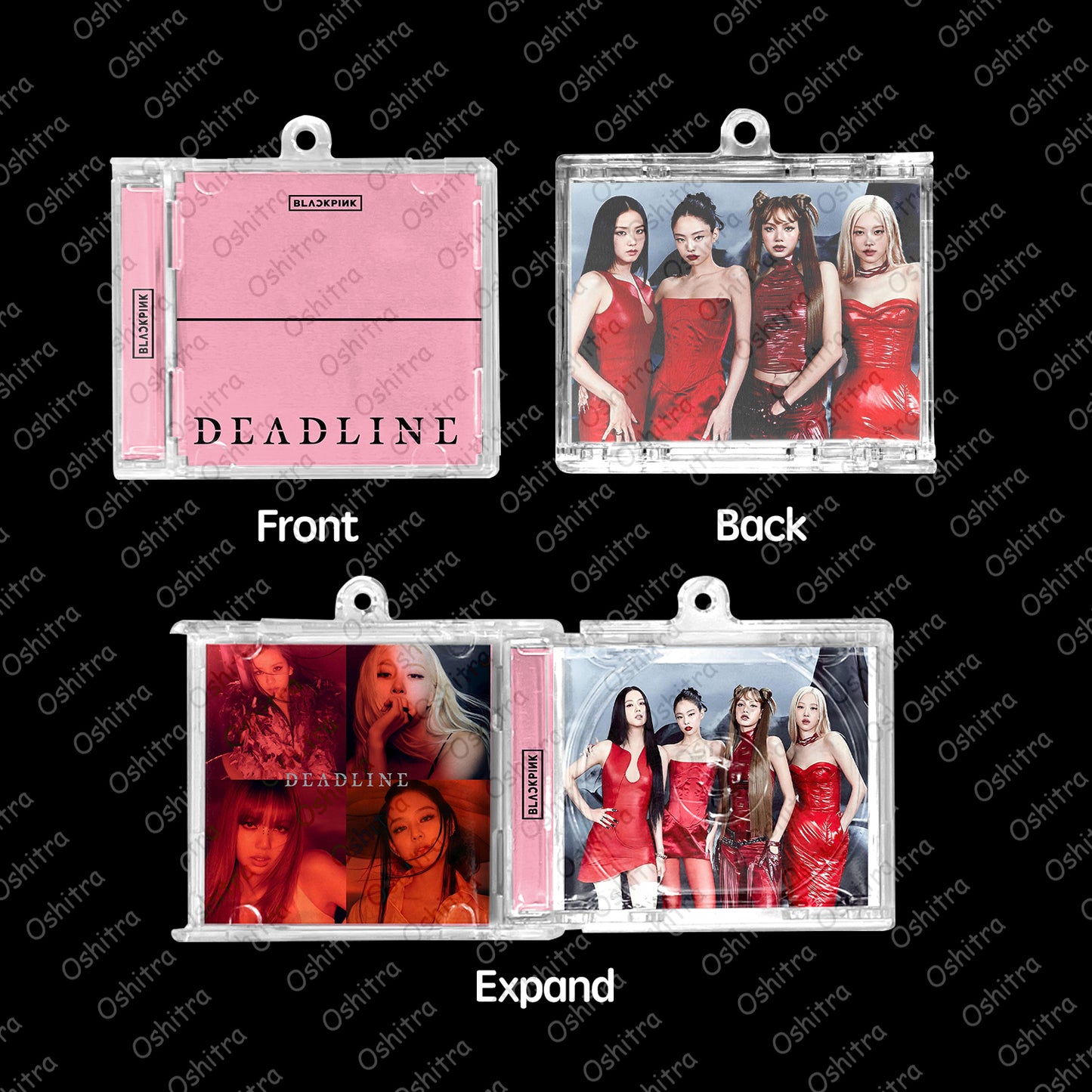 BlackPink「Deadline」Mini Album NFCミニアルバムキーホルダー スマホタッチで音楽再生 推し活グッズ