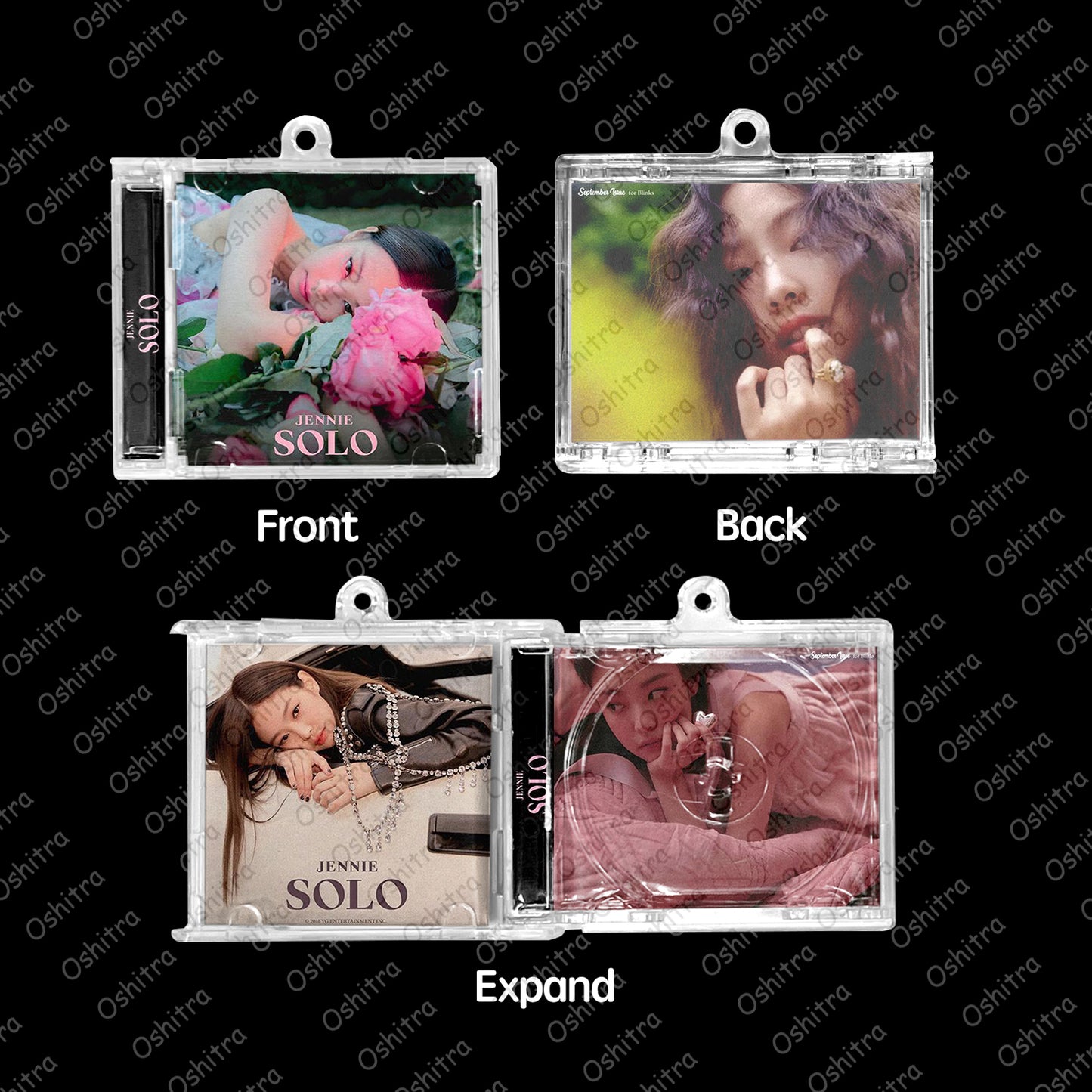 BlackPink「Solo」Mini Album NFCミニアルバムキーホルダー スマホタッチで音楽再生 推し活グッズ