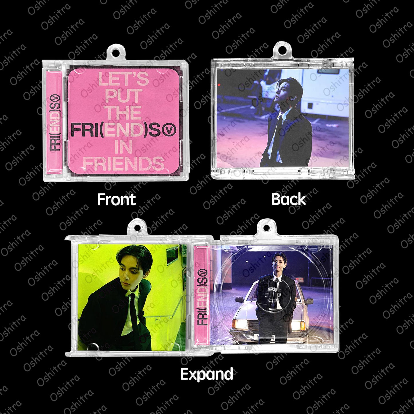 BTS「Friends」Mini Album NFCミニアルバムキーホルダー スマホタッチで音楽再生 推し活グッズ