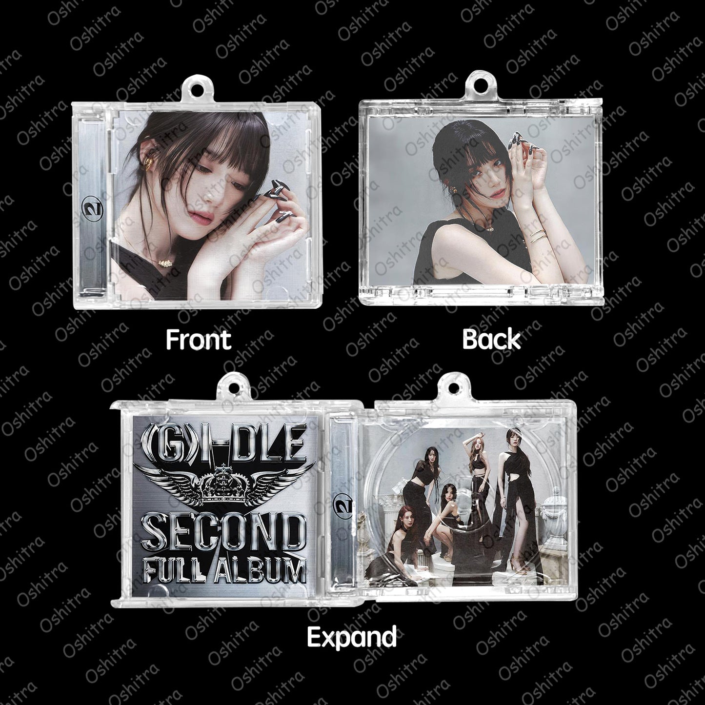 I-DLE「2」Mini Album NFCミニアルバムキーホルダー スマホタッチで音楽再生 推し活グッズ