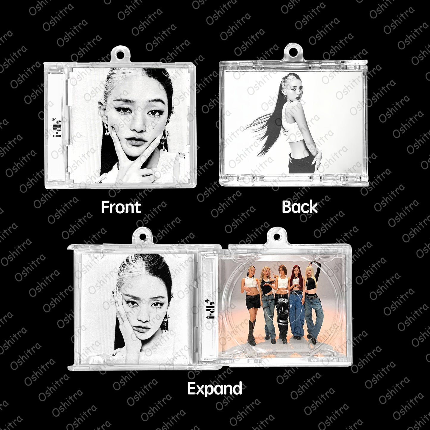 I-DLE「Mono」Mini Album NFCミニアルバムキーホルダー スマホタッチで音楽再生 推し活グッズ