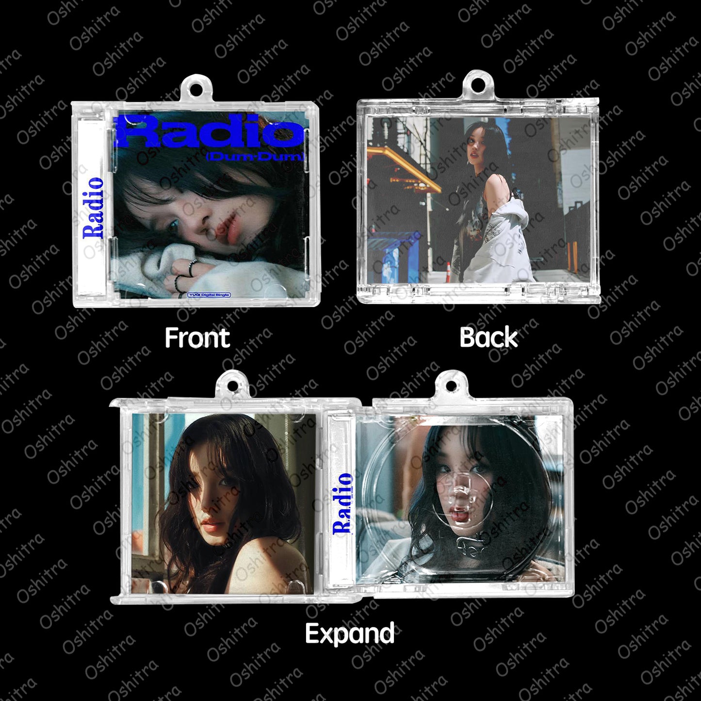 I-DLE「Radio」Mini Album NFCミニアルバムキーホルダー スマホタッチで音楽再生 推し活グッズ