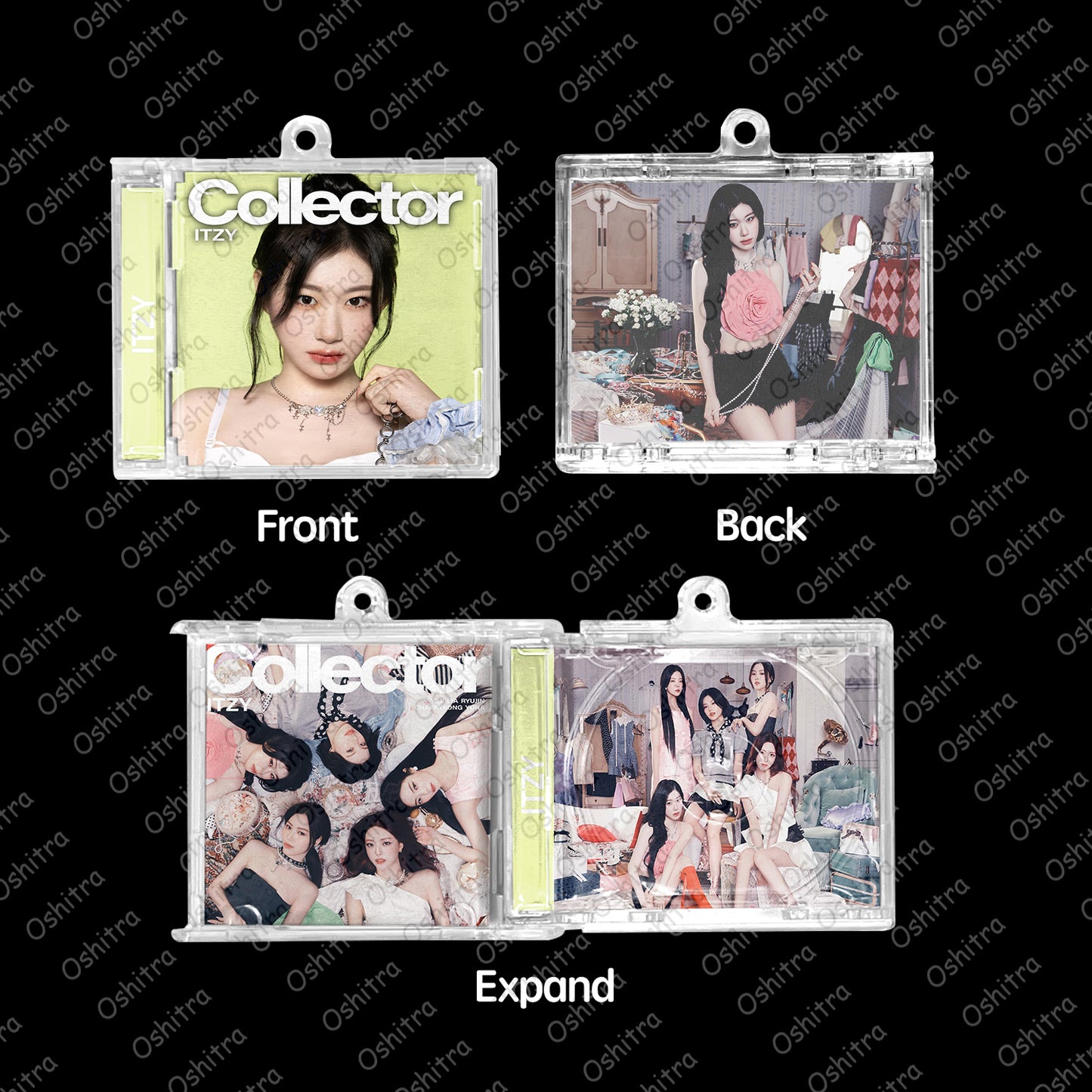 ITZY「Collector」Mini Album NFCミニアルバムキーホルダー スマホタッチで音楽再生 推し活グッズ