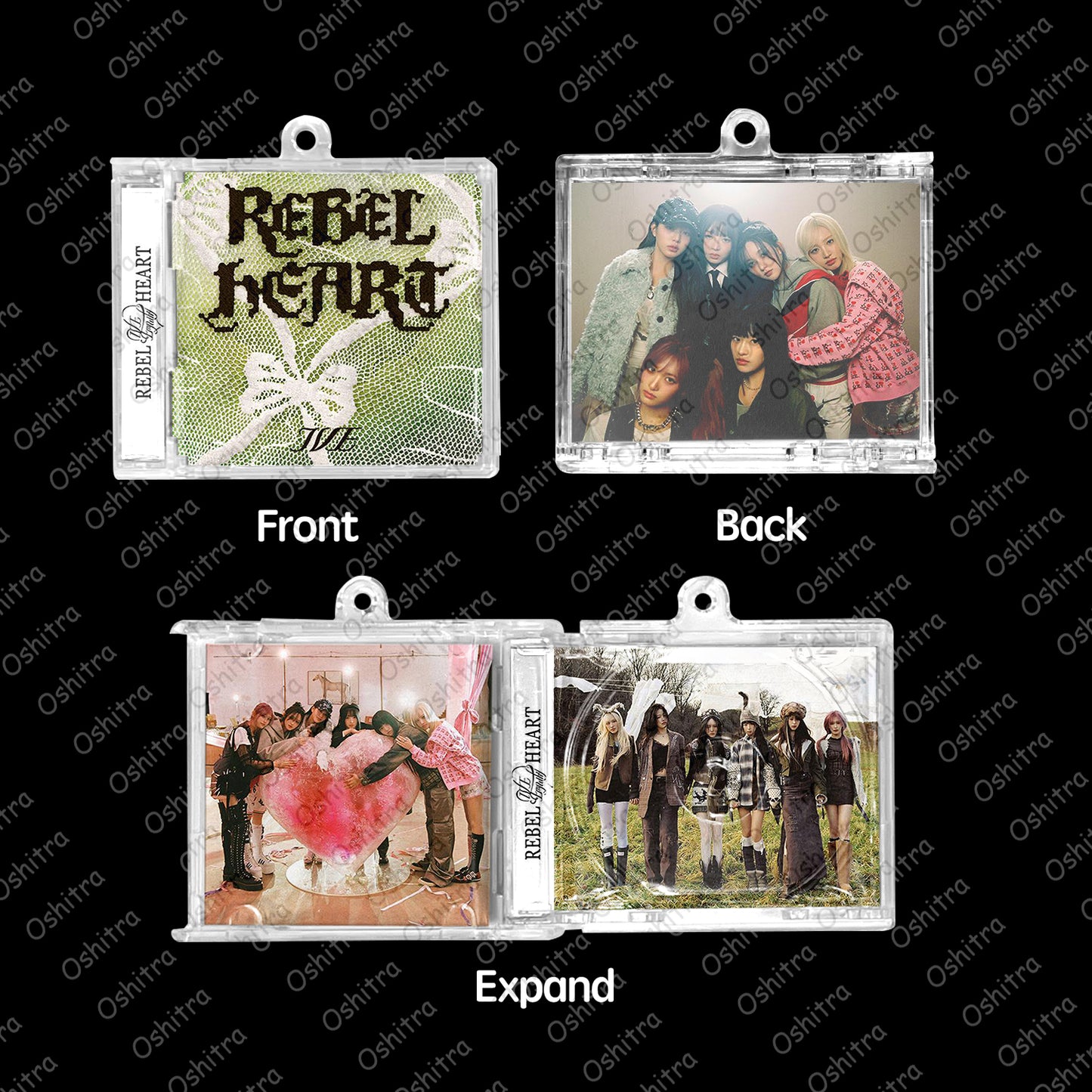 IVE「Rebel Heart」Mini Album NFCミニアルバムキーホルダー スマホタッチで音楽再生 推し活グッズ