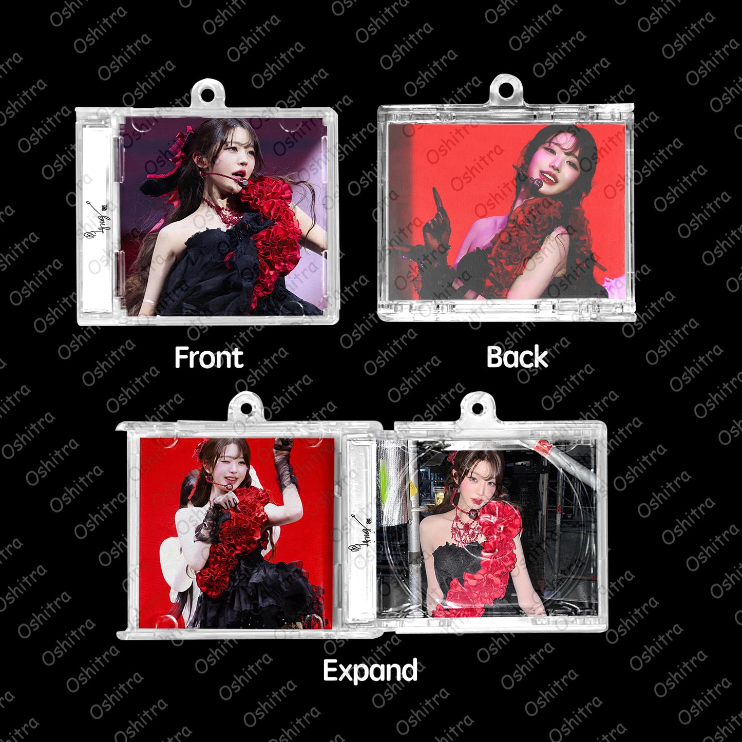 IVE「World Tour 2Nd」Mini Album NFCミニアルバムキーホルダー スマホタッチで音楽再生 推し活グッズ