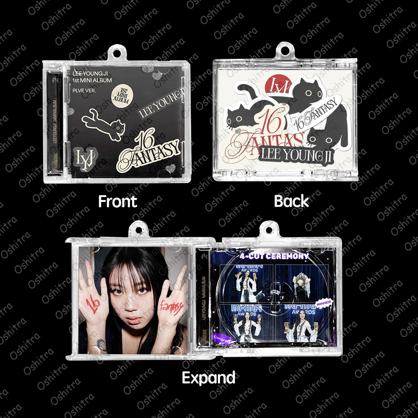 LEEYOUNGJI「16Fantasy」Mini Album NFCミニアルバムキーホルダー スマホタッチで音楽再生 推し活グッズ