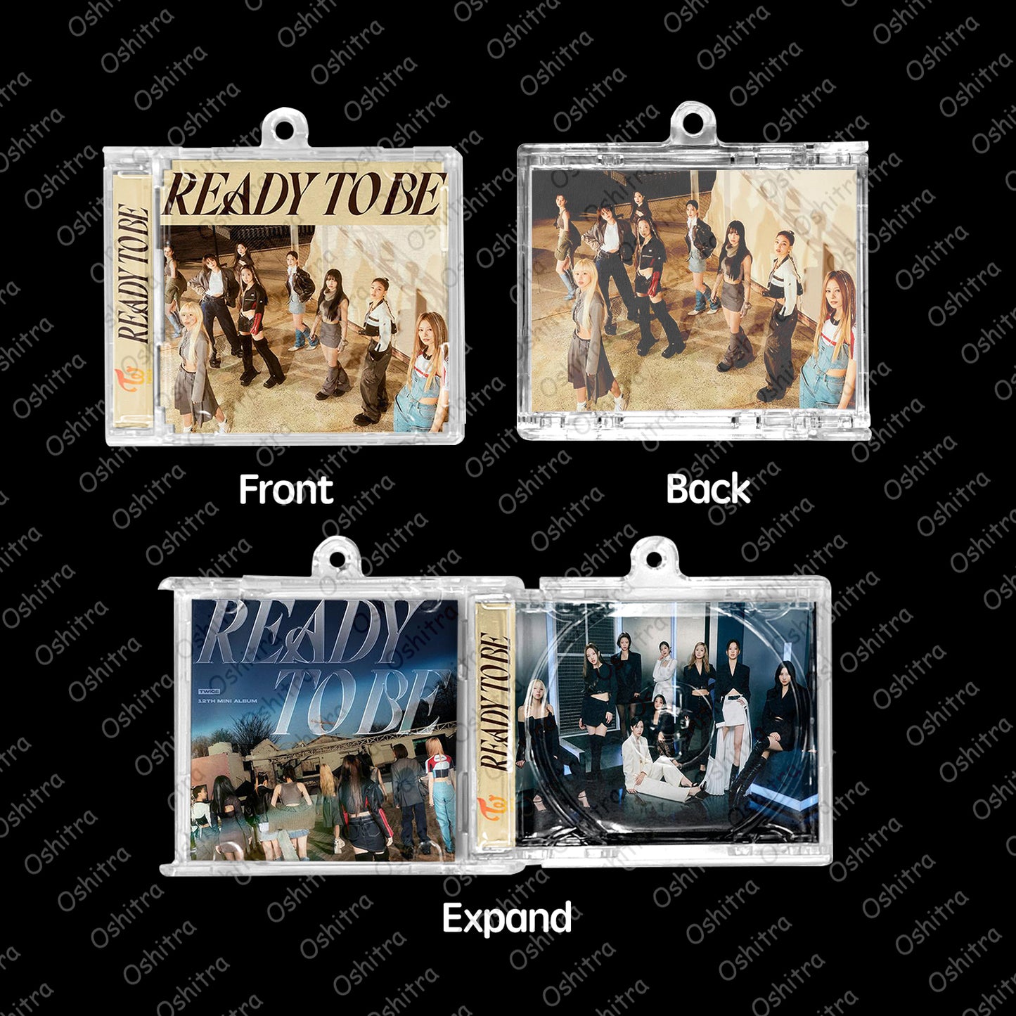 Twice「Ready To Be」Mini Album NFCミニアルバムキーホルダー スマホタッチで音楽再生 推し活グッズ