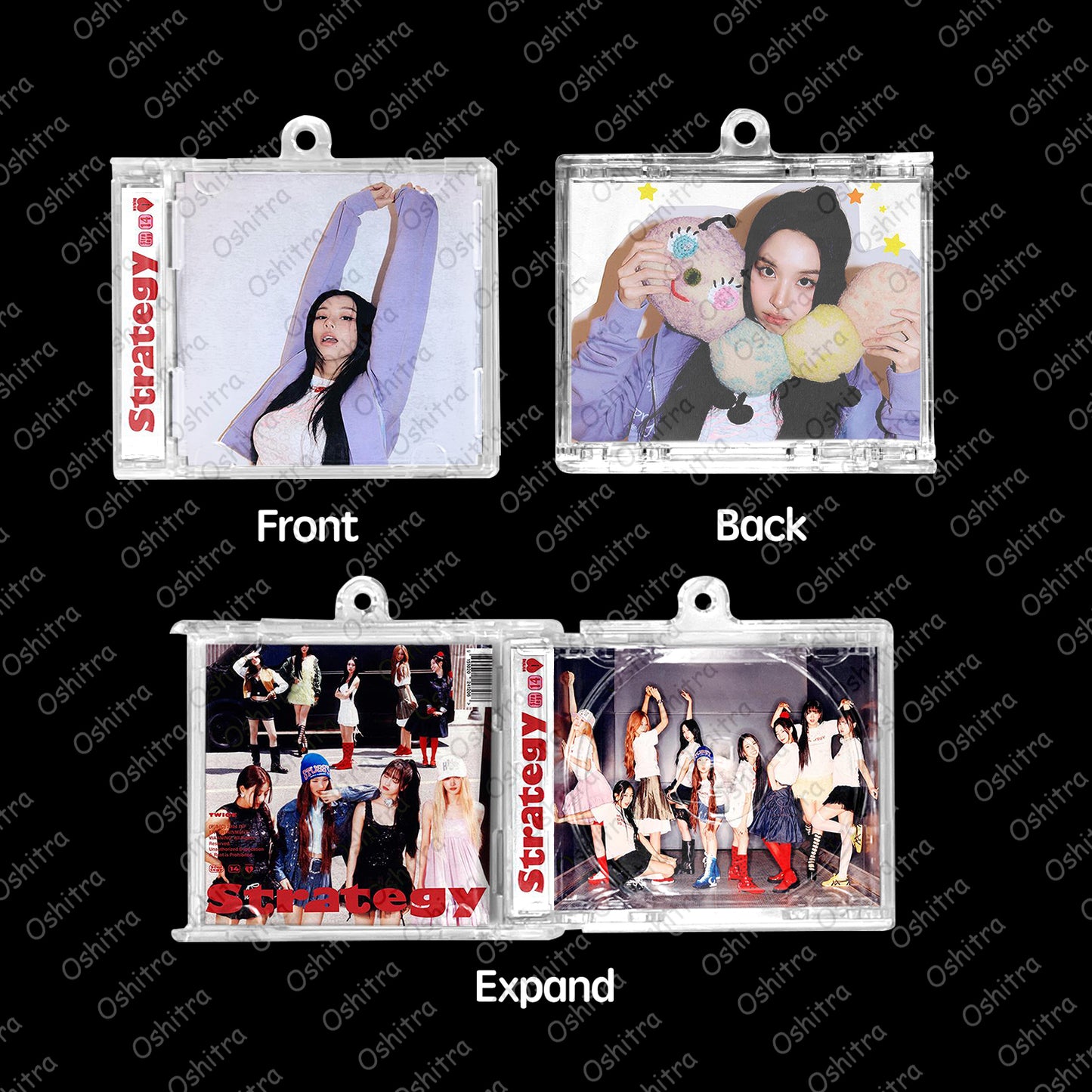 Twice「Strategy」Mini Album NFCミニアルバムキーホルダー スマホタッチで音楽再生 推し活グッズ