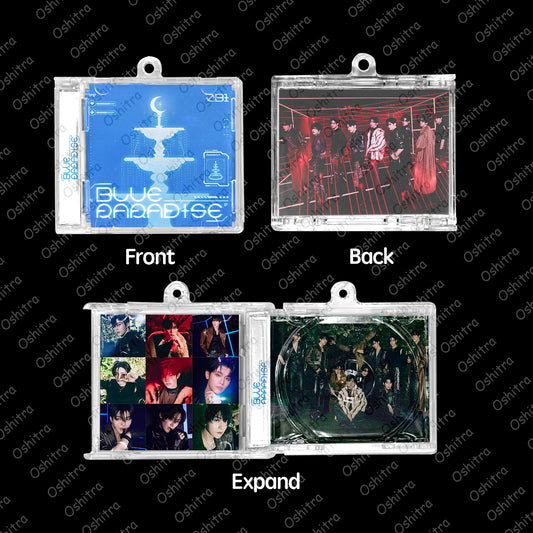 ZEROBASEONE「Blue Paradise」Mini Album NFCミニアルバムキーホルダー スマホタッチで音楽再生 推し活グッズ
