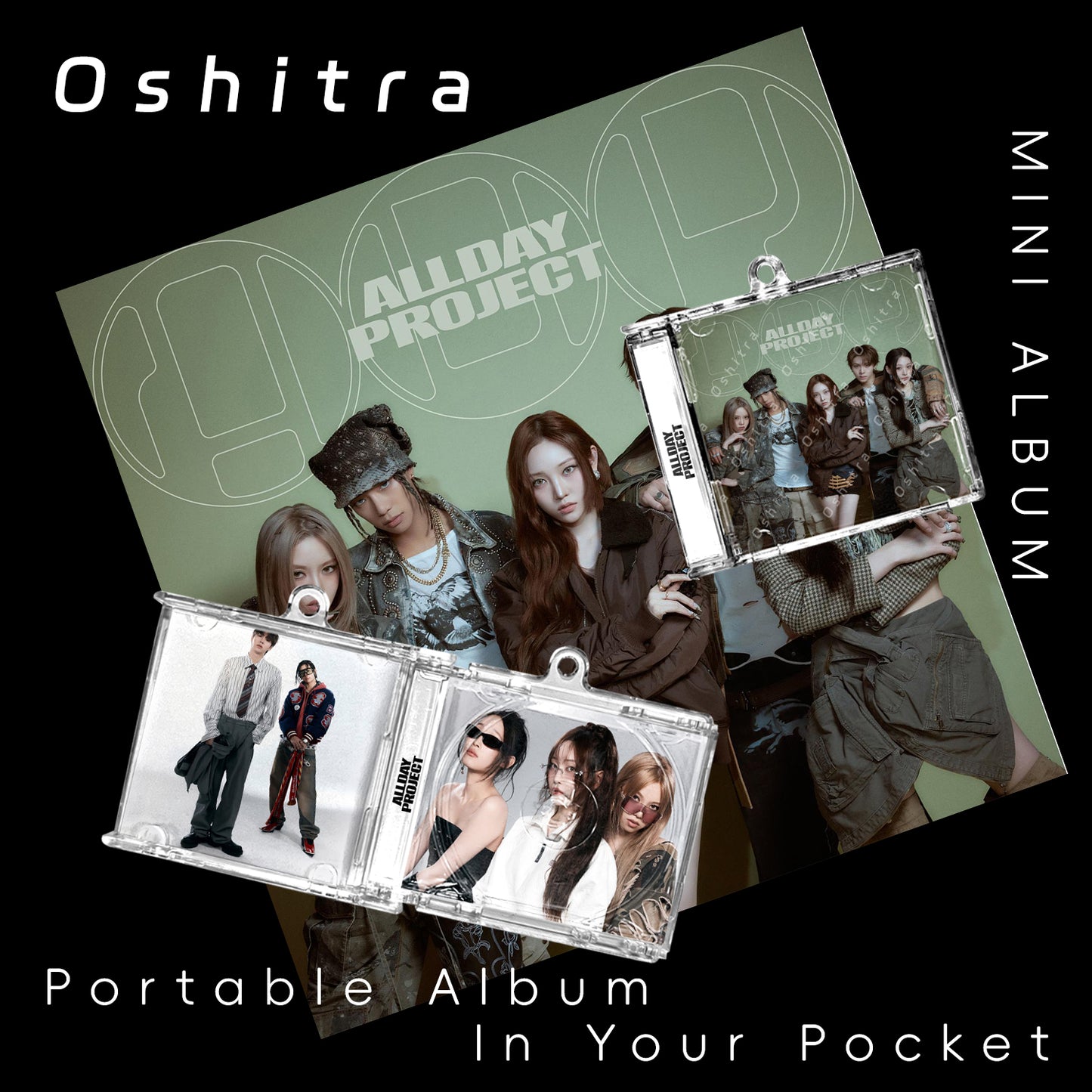 ALL DAY PROJECT「Look At Me」Mini Album NFCミニアルバムキーホルダー スマホタッチで音楽再生 推し活グッズ
