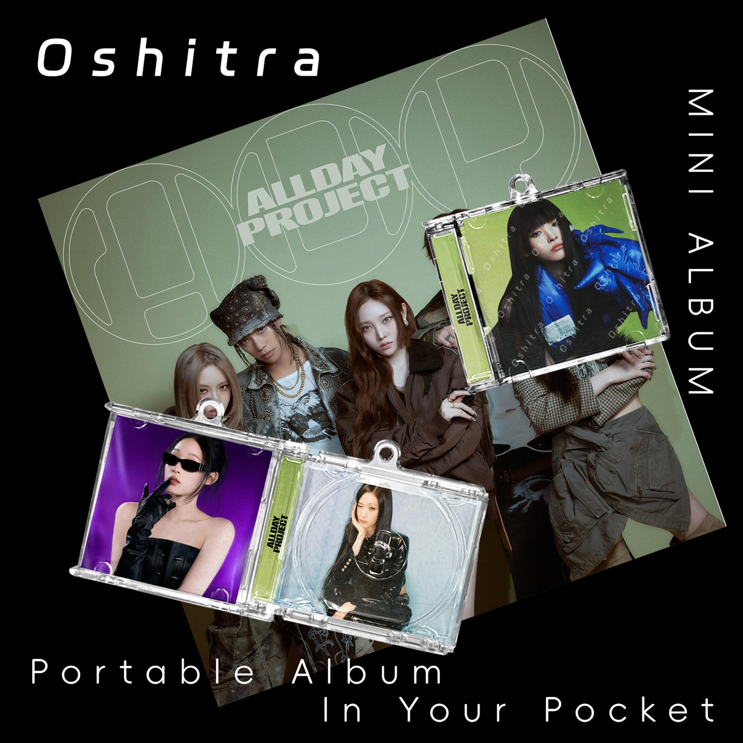 ALL DAY PROJECT「Look At Me」Mini Album NFCミニアルバムキーホルダー スマホタッチで音楽再生 推し活グッズ