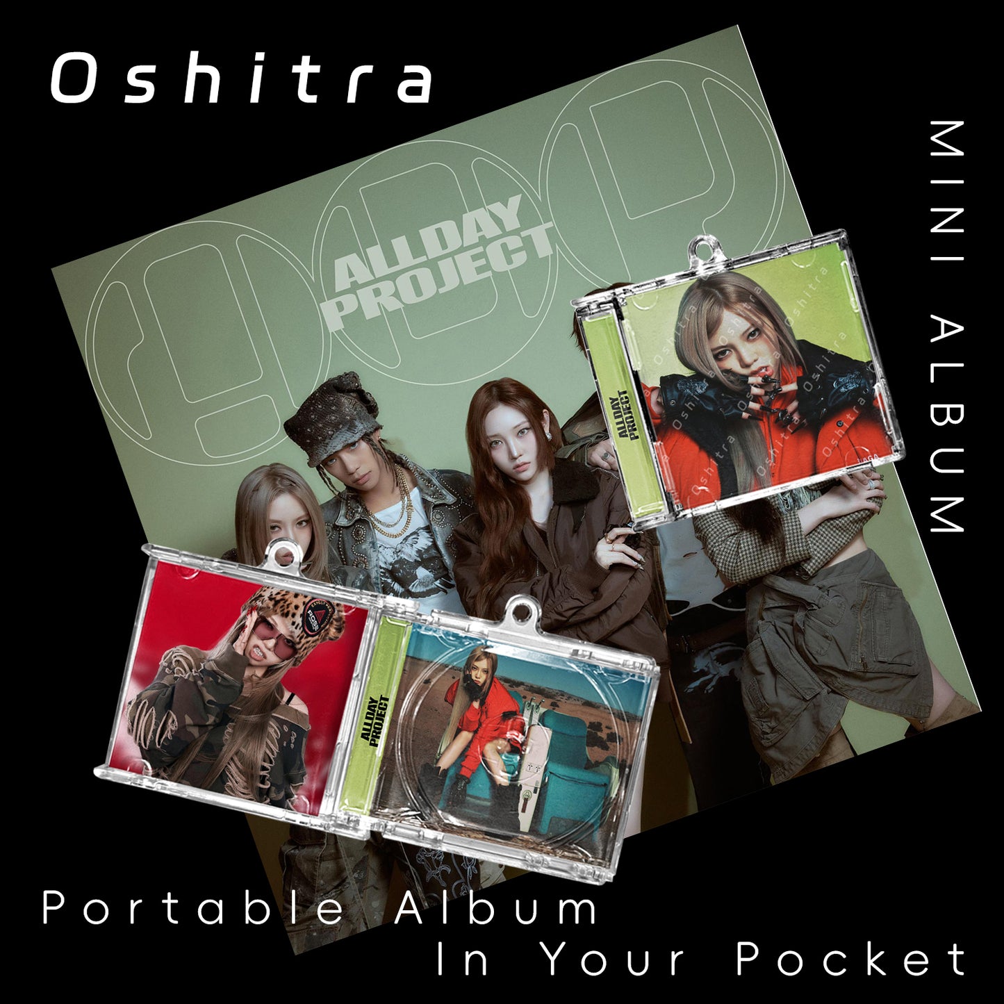 ALL DAY PROJECT「Look At Me」Mini Album NFCミニアルバムキーホルダー スマホタッチで音楽再生 推し活グッズ