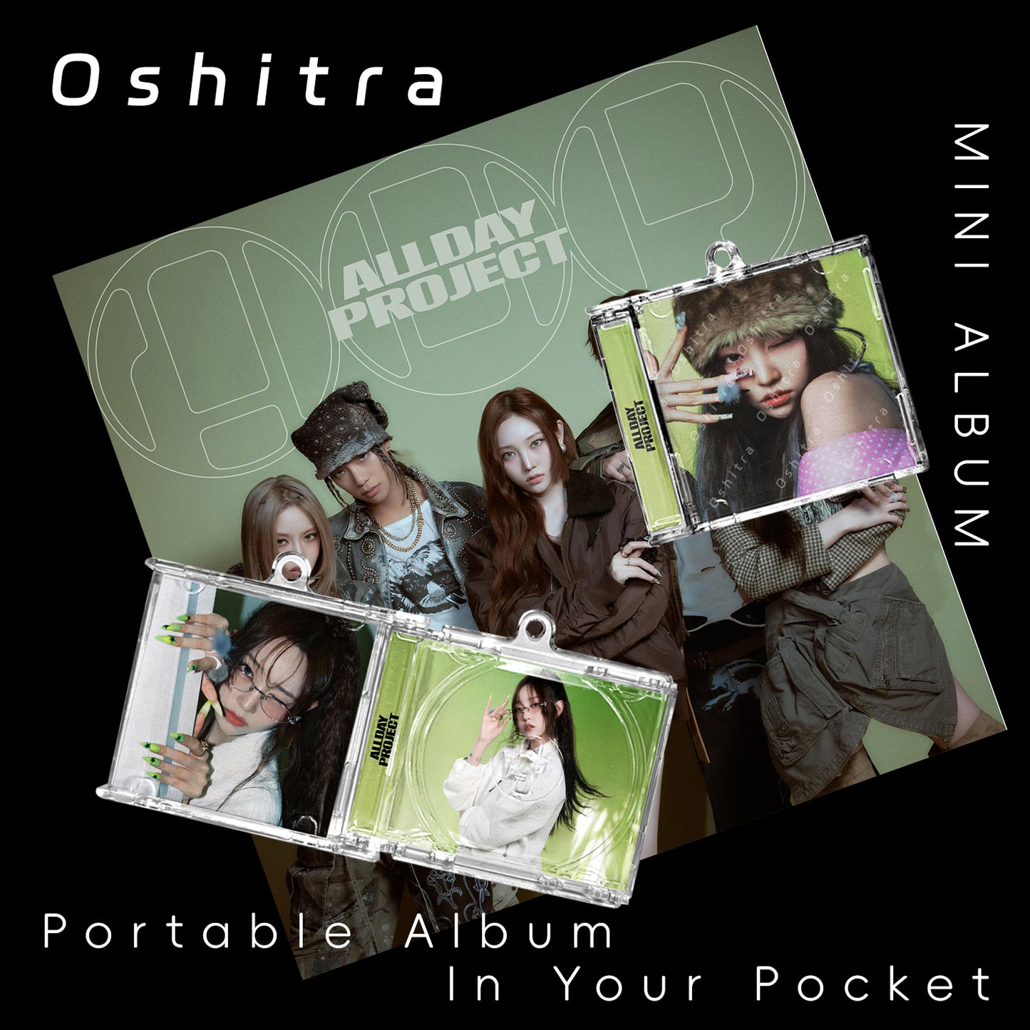 ALL DAY PROJECT「Look At Me」Mini Album NFCミニアルバムキーホルダー スマホタッチで音楽再生 推し活グッズ