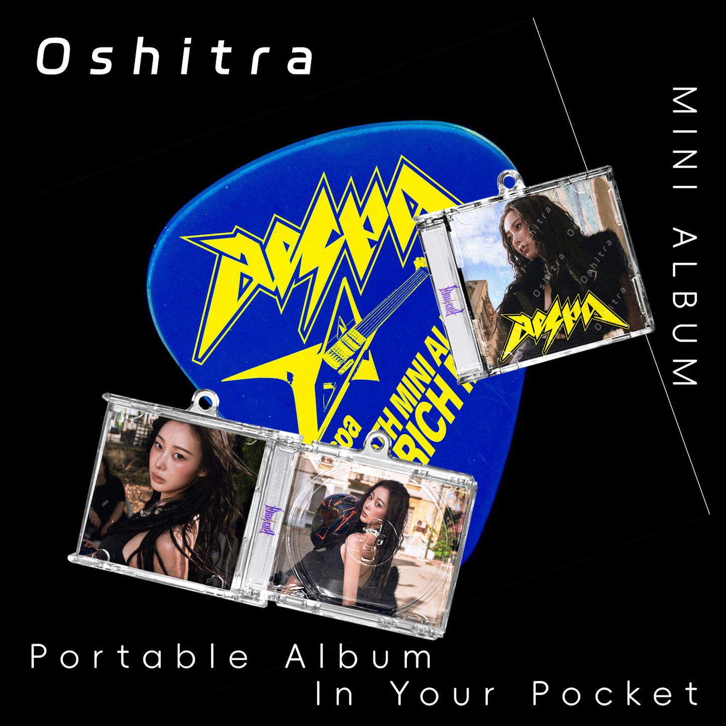 Aespa「Rich Man」Mini Album NFCミニアルバムキーホルダー スマホタッチで音楽再生 推し活グッズ