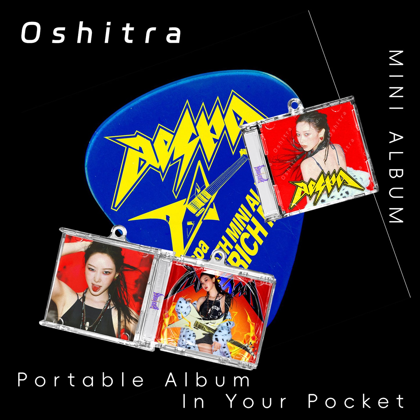 Aespa「Rich Man」Mini Album NFCミニアルバムキーホルダー スマホタッチで音楽再生 推し活グッズ