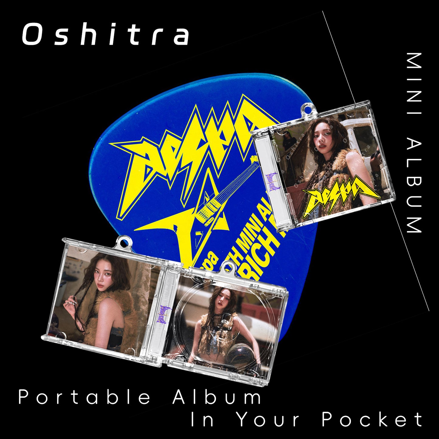 Aespa「Rich Man」Mini Album NFCミニアルバムキーホルダー スマホタッチで音楽再生 推し活グッズ
