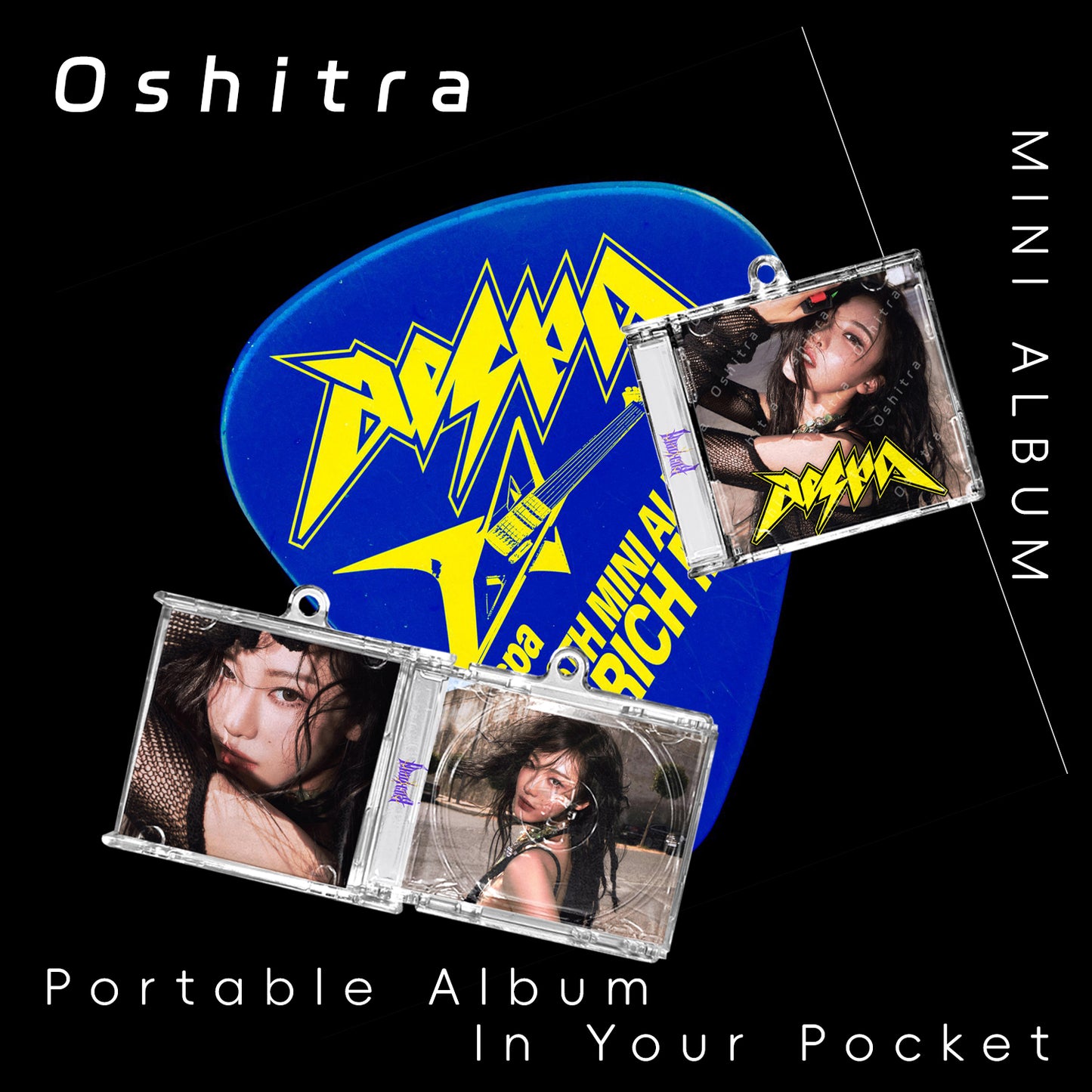 Aespa「Rich Man」Mini Album NFCミニアルバムキーホルダー スマホタッチで音楽再生 推し活グッズ
