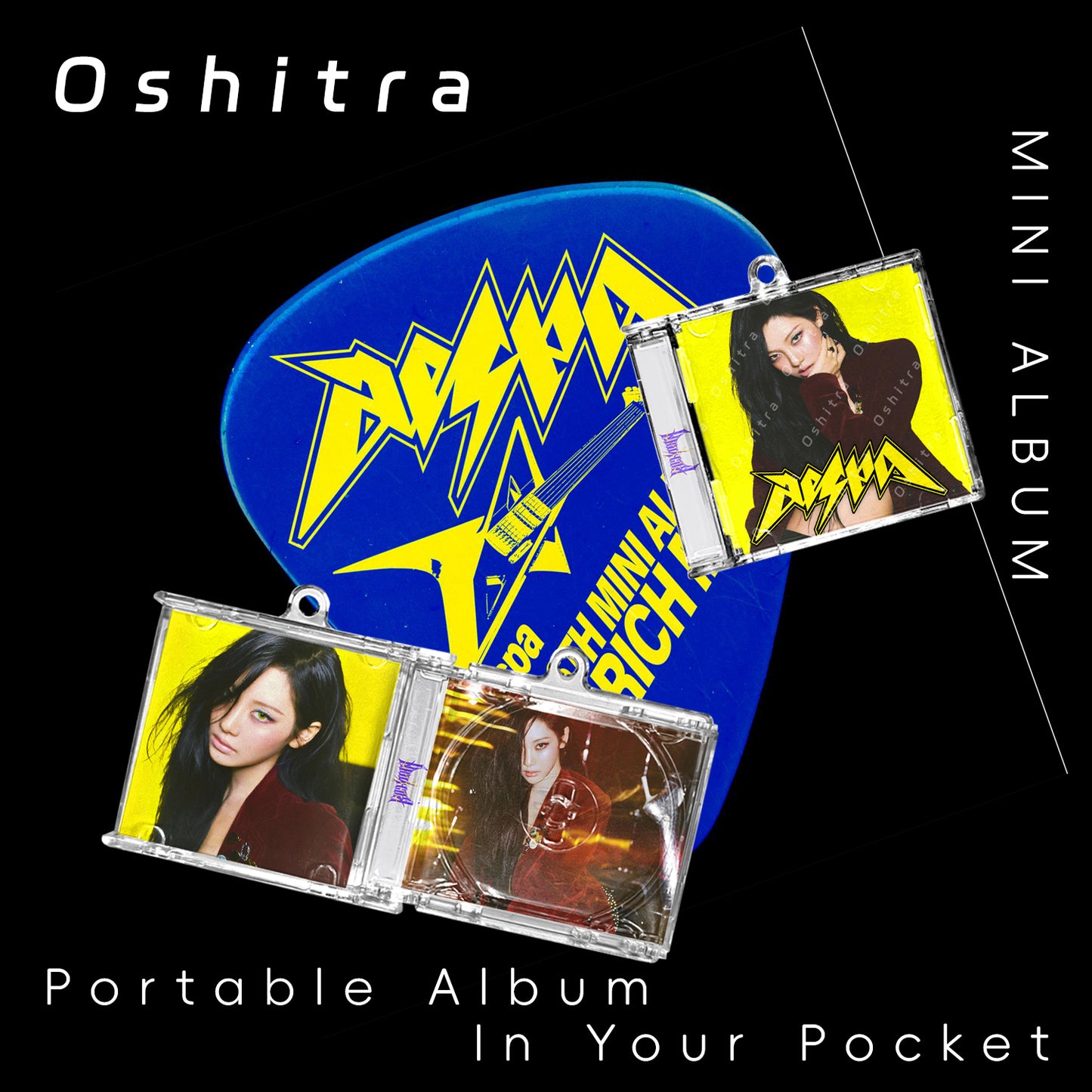 Aespa「Rich Man」Mini Album NFCミニアルバムキーホルダー スマホタッチで音楽再生 推し活グッズ