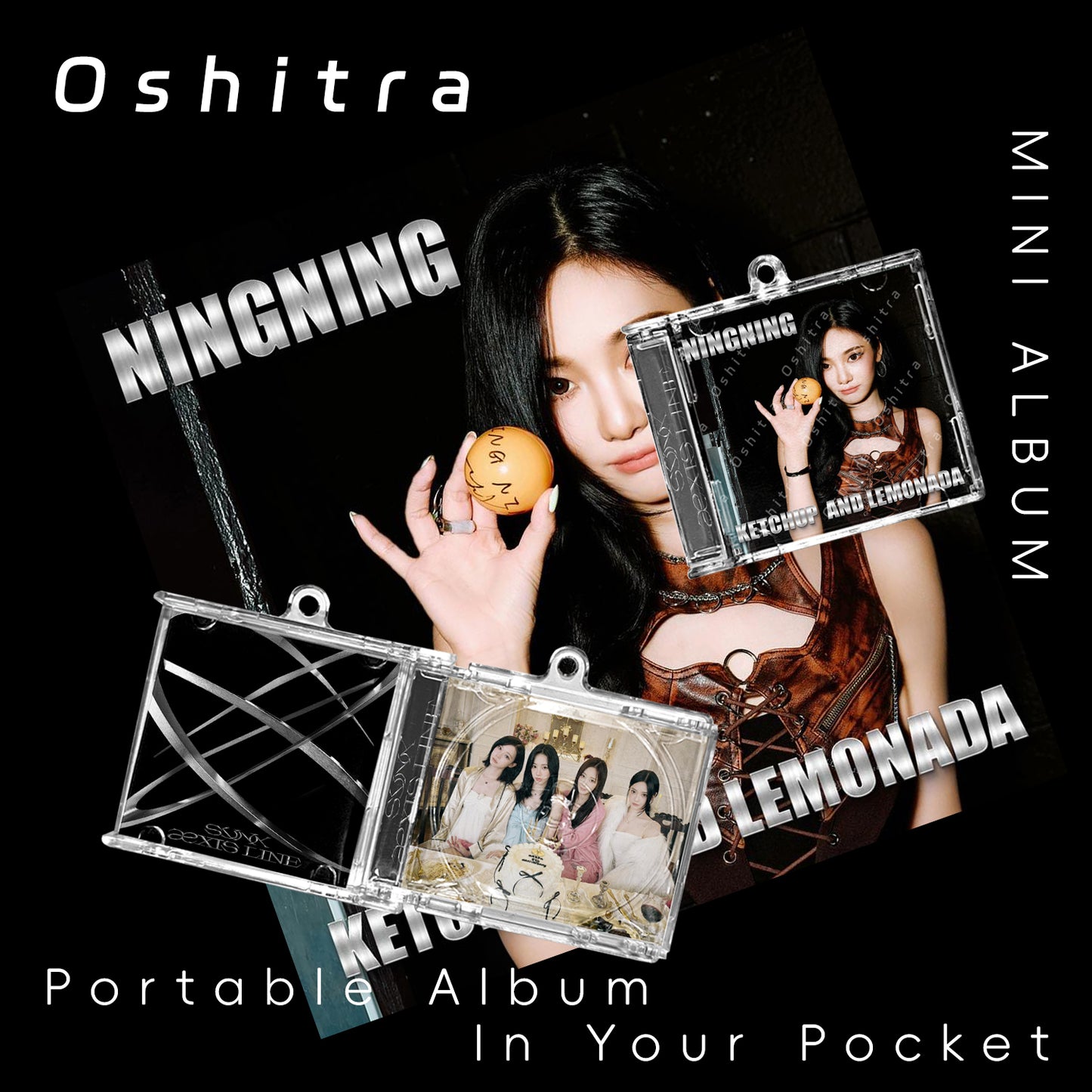 Aespa「Synksolo」Mini Album NFCミニアルバムキーホルダー スマホタッチで音楽再生 推し活グッズ