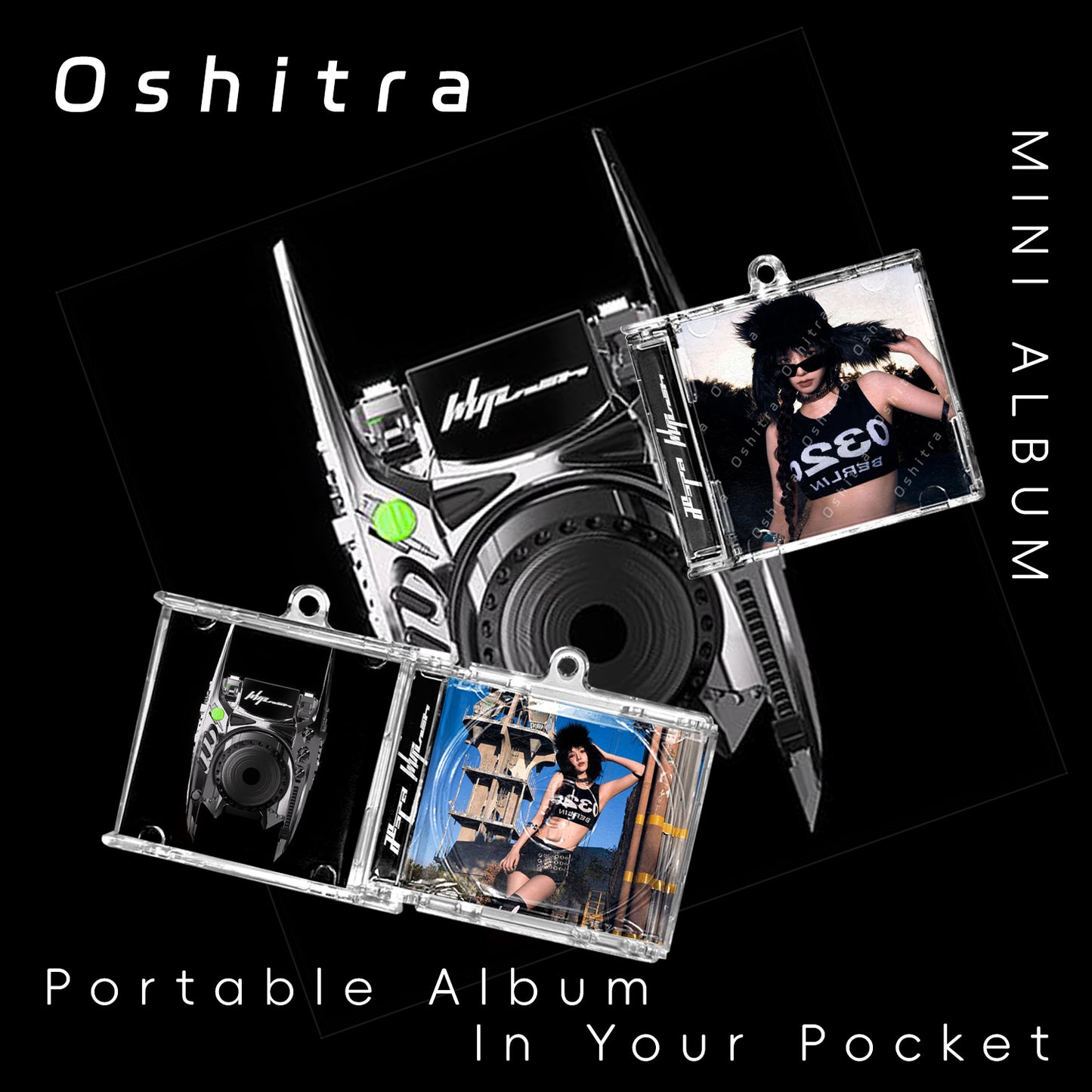 Aespa「Whiplash」Mini Album NFCミニアルバムキーホルダー スマホタッチで音楽再生 推し活グッズ