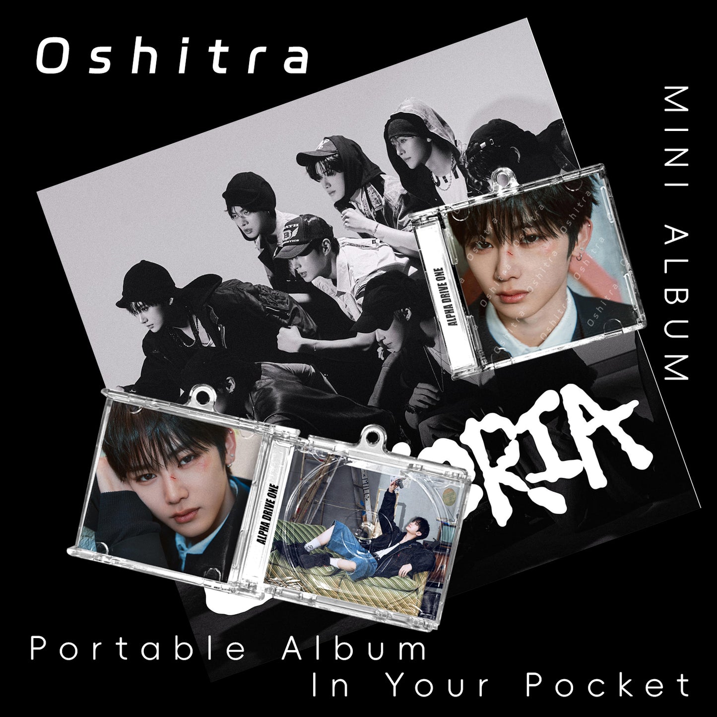 Alpha Drive One「Euphoria」Mini Album NFCミニアルバムキーホルダー スマホタッチで音楽再生 推し活グッズ