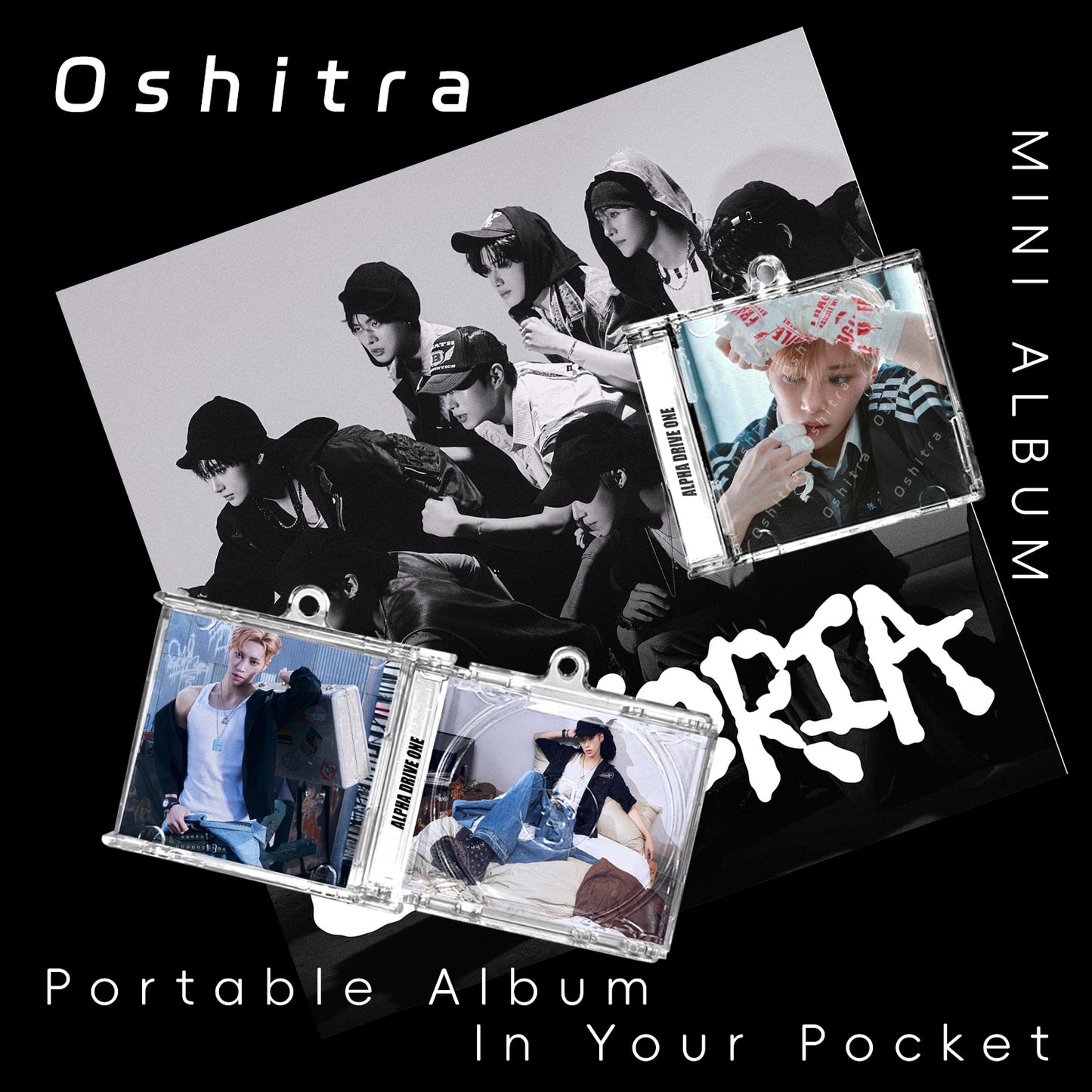 Alpha Drive One「Euphoria」Mini Album NFCミニアルバムキーホルダー スマホタッチで音楽再生 推し活グッズ
