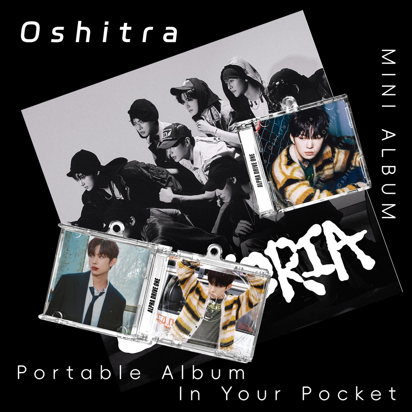 Alpha Drive One「Euphoria」Mini Album NFCミニアルバムキーホルダー スマホタッチで音楽再生 推し活グッズ