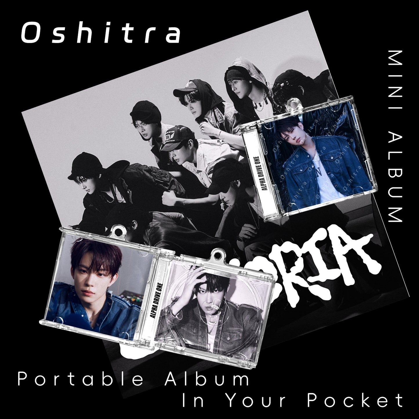 Alpha Drive One「Euphoria」Mini Album NFCミニアルバムキーホルダー スマホタッチで音楽再生 推し活グッズ