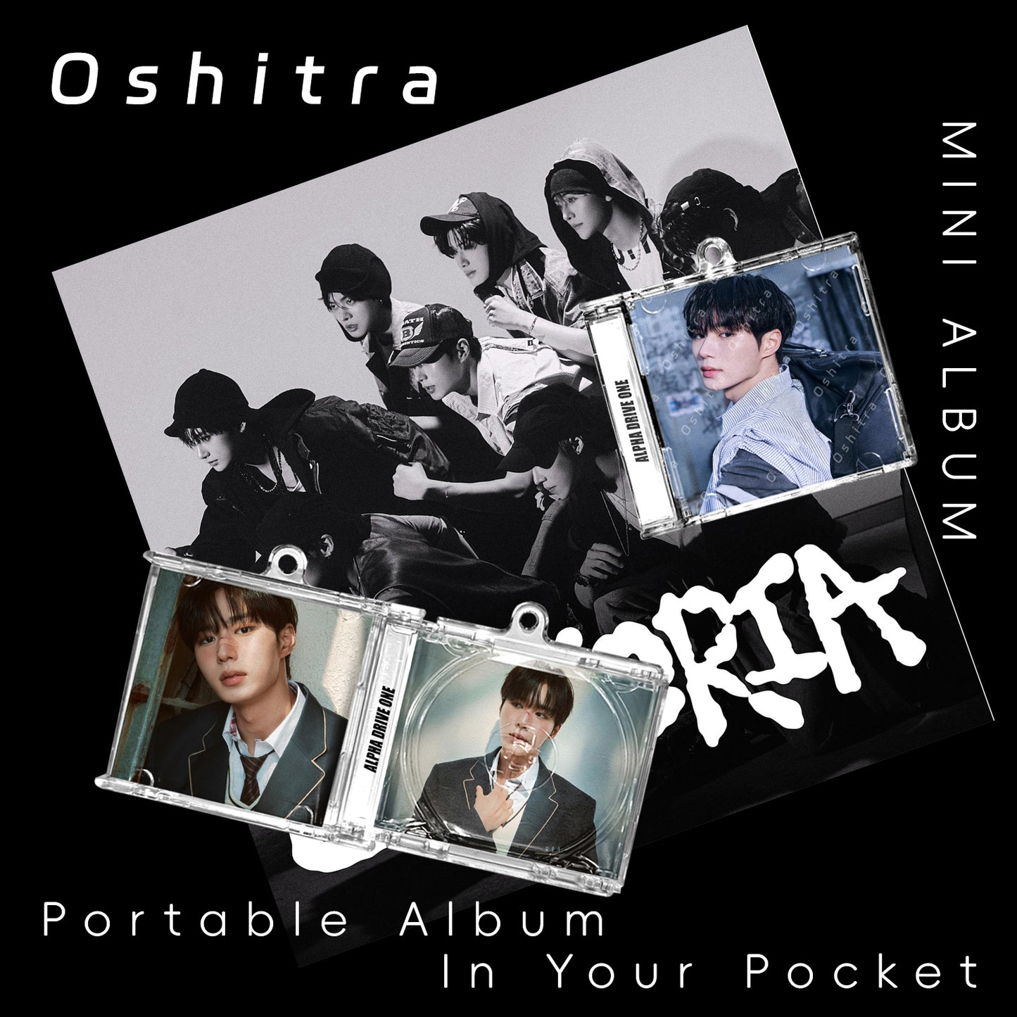 Alpha Drive One「Euphoria」Mini Album NFCミニアルバムキーホルダー スマホタッチで音楽再生 推し活グッズ