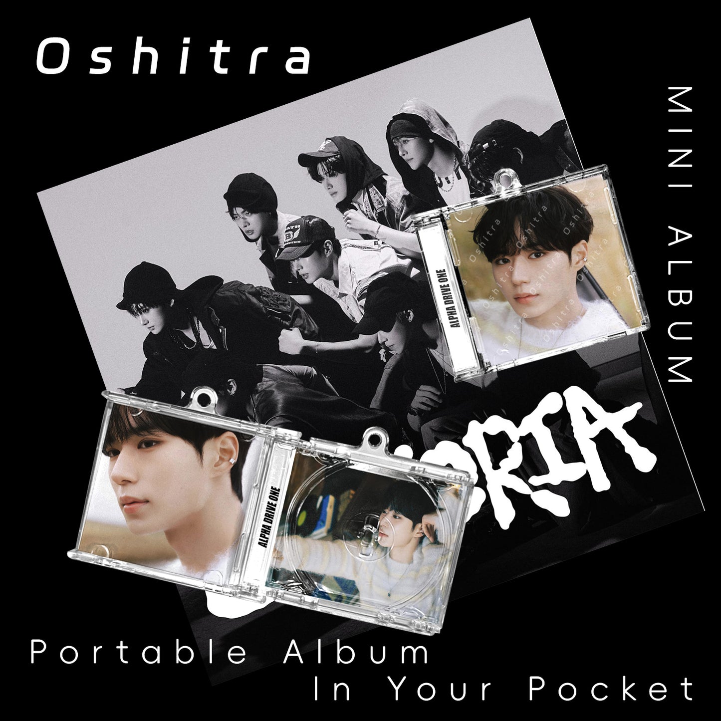 Alpha Drive One「Euphoria」Mini Album NFCミニアルバムキーホルダー スマホタッチで音楽再生 推し活グッズ