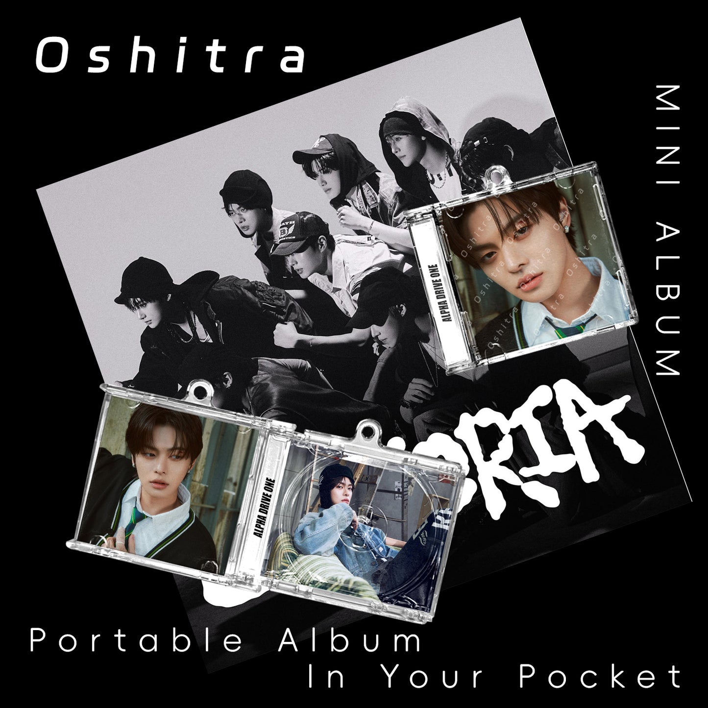 Alpha Drive One「Euphoria」Mini Album NFCミニアルバムキーホルダー スマホタッチで音楽再生 推し活グッズ