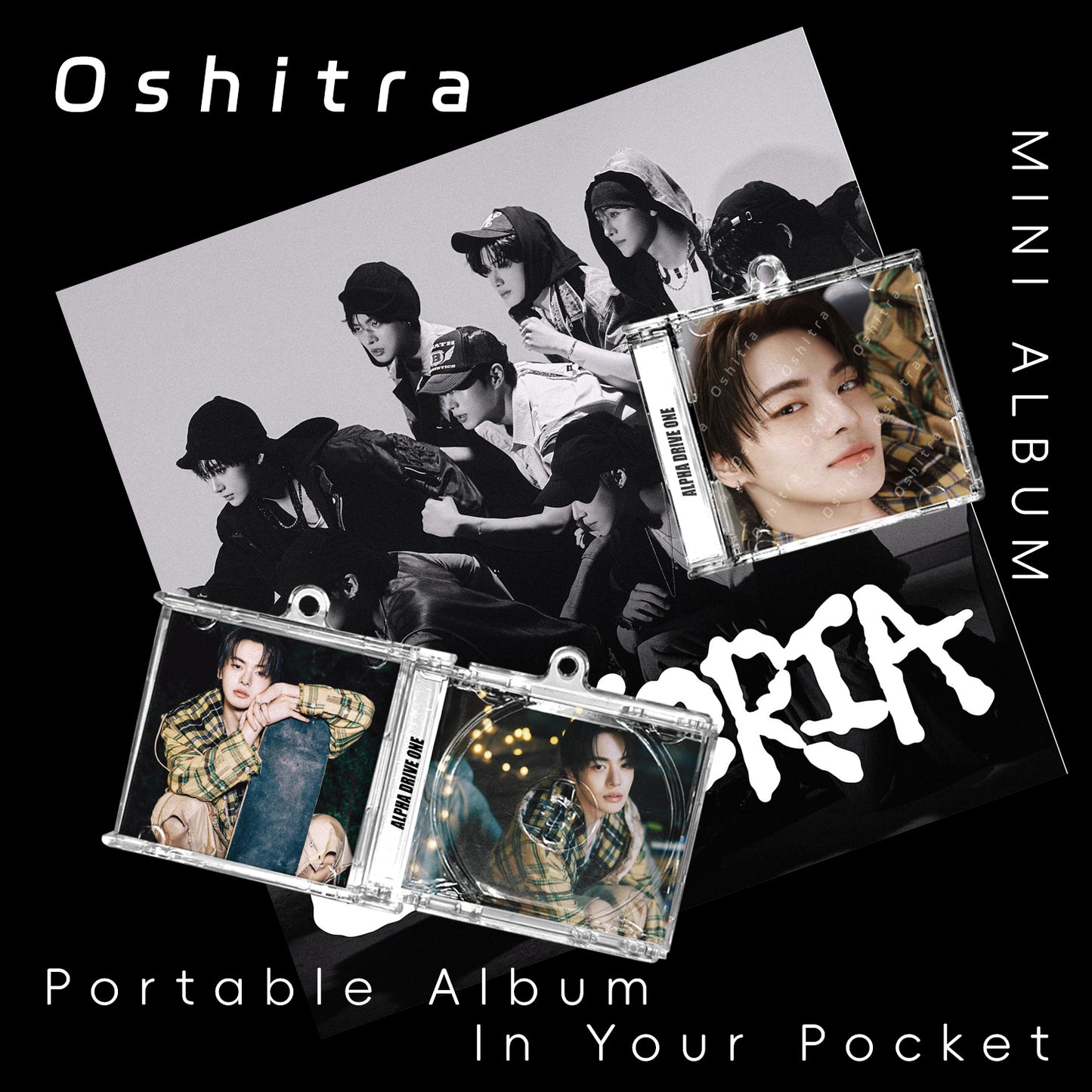 Alpha Drive One「Euphoria」Mini Album NFCミニアルバムキーホルダー スマホタッチで音楽再生 推し活グッズ