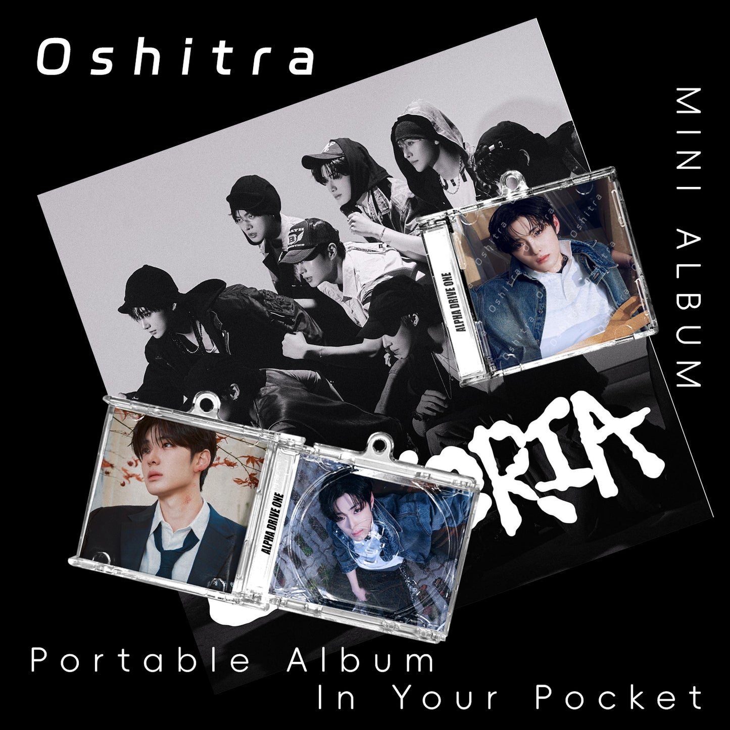 Alpha Drive One「Euphoria」Mini Album NFCミニアルバムキーホルダー スマホタッチで音楽再生 推し活グッズ