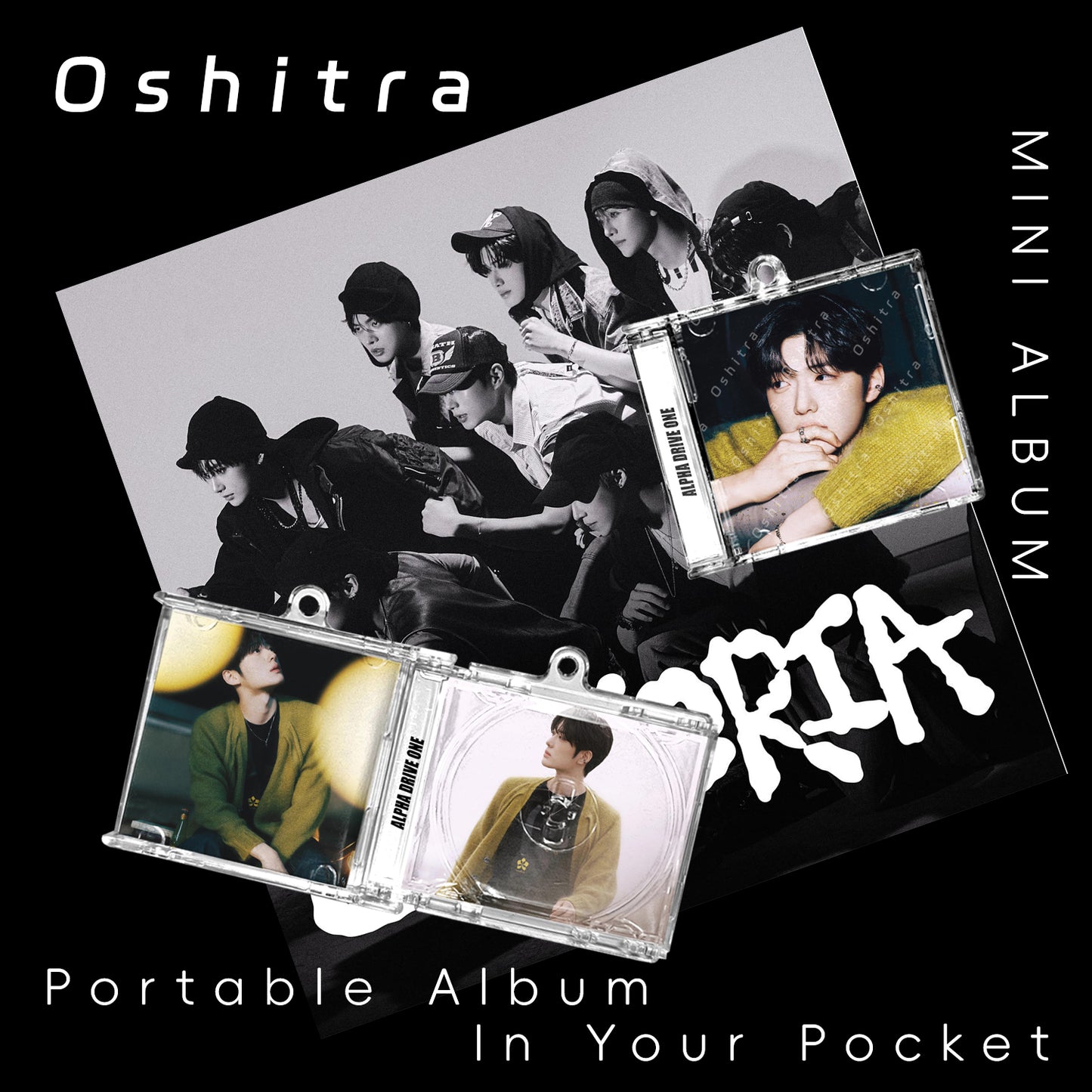 Alpha Drive One「Euphoria」Mini Album NFCミニアルバムキーホルダー スマホタッチで音楽再生 推し活グッズ