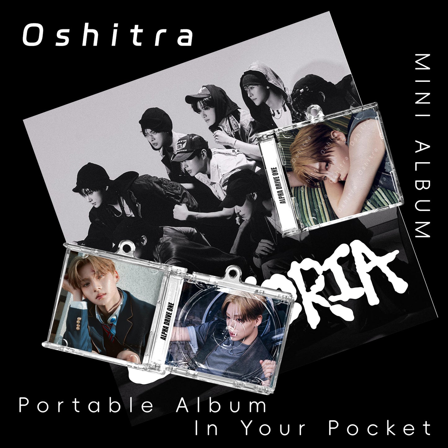Alpha Drive One「Euphoria」Mini Album NFCミニアルバムキーホルダー スマホタッチで音楽再生 推し活グッズ