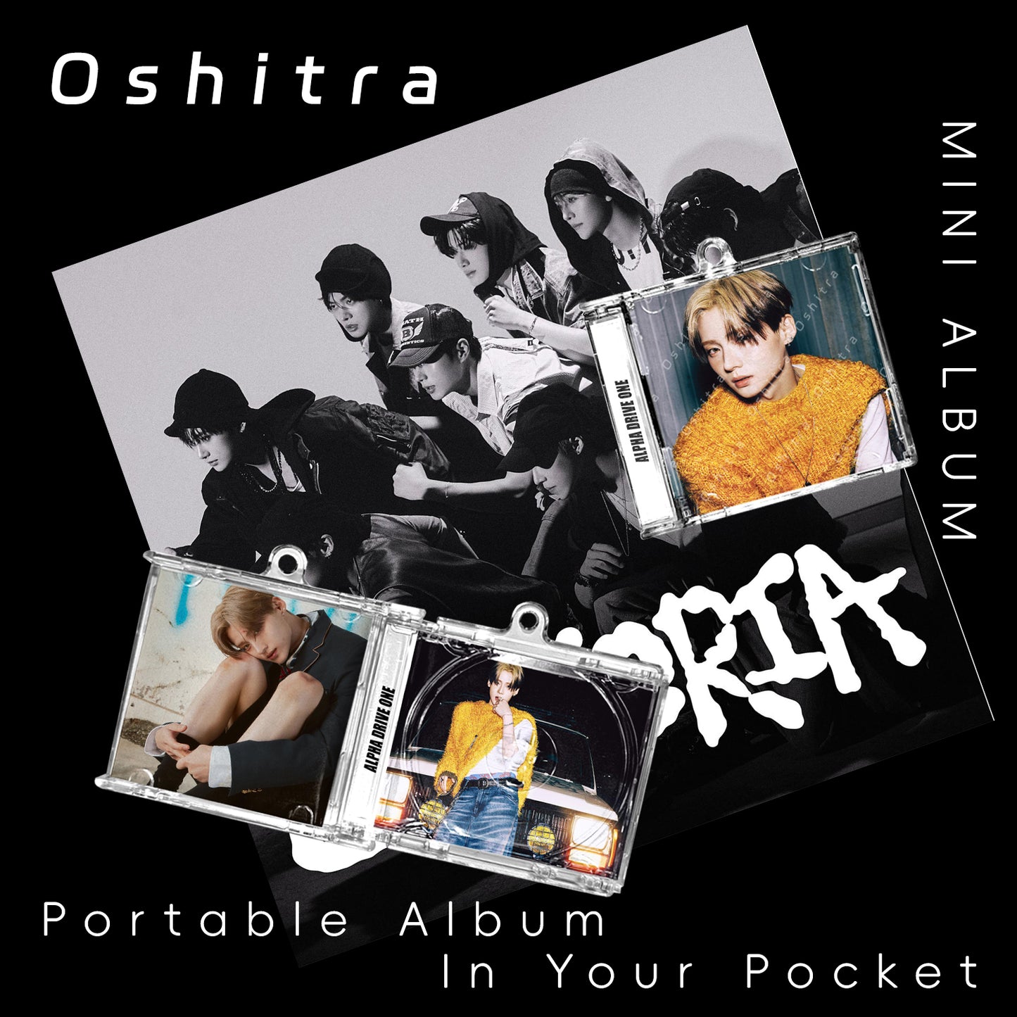 Alpha Drive One「Euphoria」Mini Album NFCミニアルバムキーホルダー スマホタッチで音楽再生 推し活グッズ