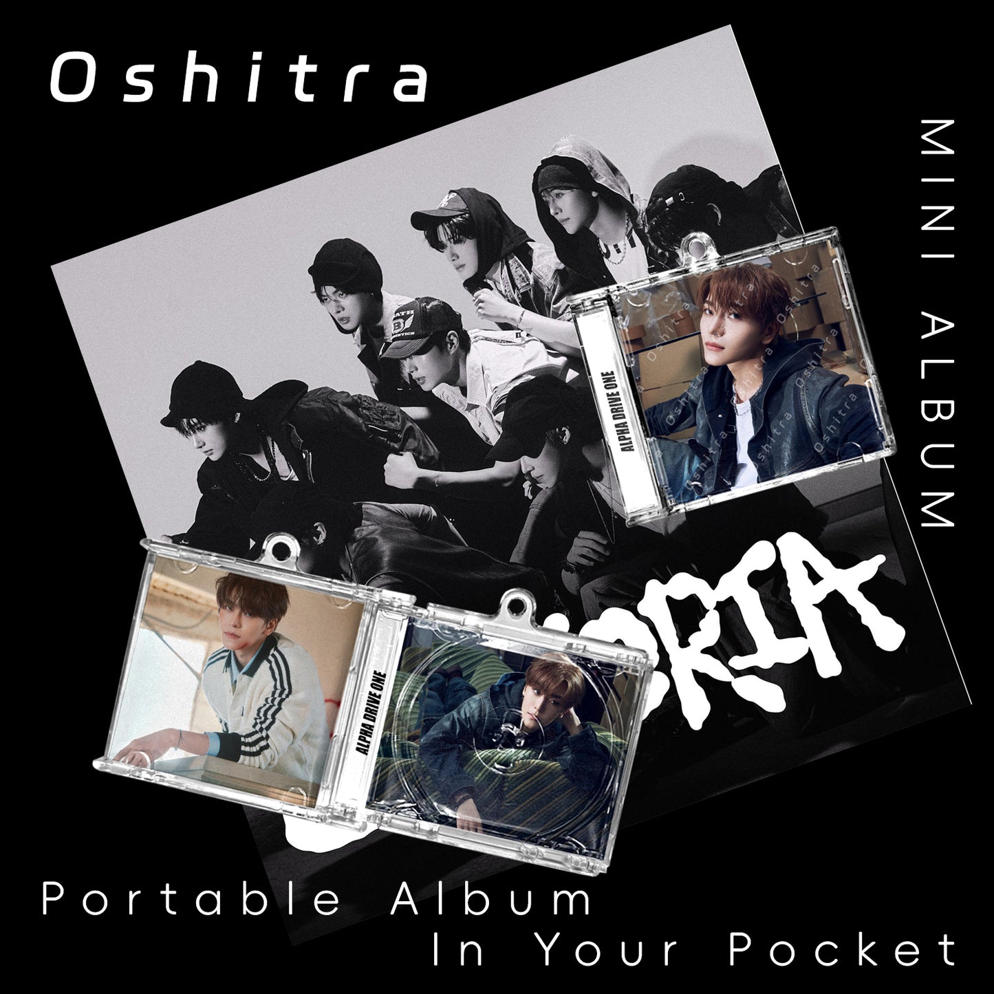 Alpha Drive One「Euphoria」Mini Album NFCミニアルバムキーホルダー スマホタッチで音楽再生 推し活グッズ