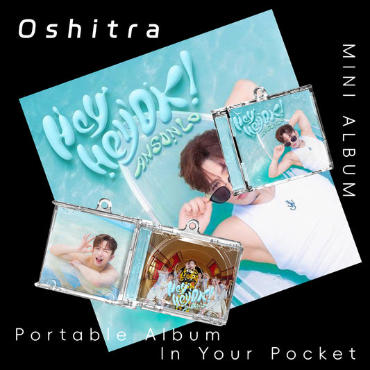 盧瀚霆 ANSONLO「Hey Hey Ok!」Mini Album NFCミニアルバムキーホルダー スマホタッチで音楽再生 推し活グッズ