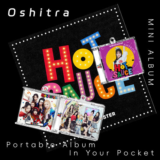 Babymonster「Hot Sause」Mini Album NFCミニアルバムキーホルダー スマホタッチで音楽再生 推し活グッズ