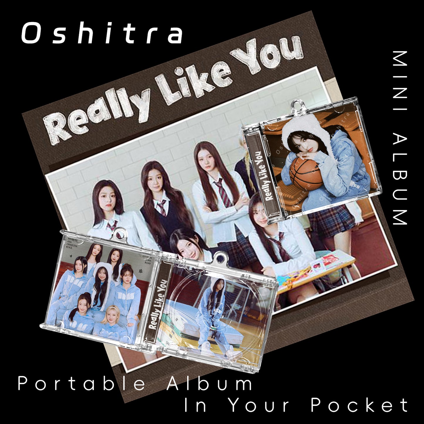 Babymonster「Really Like You」Mini Album NFCミニアルバムキーホルダー スマホタッチで音楽再生 推し活グッズ