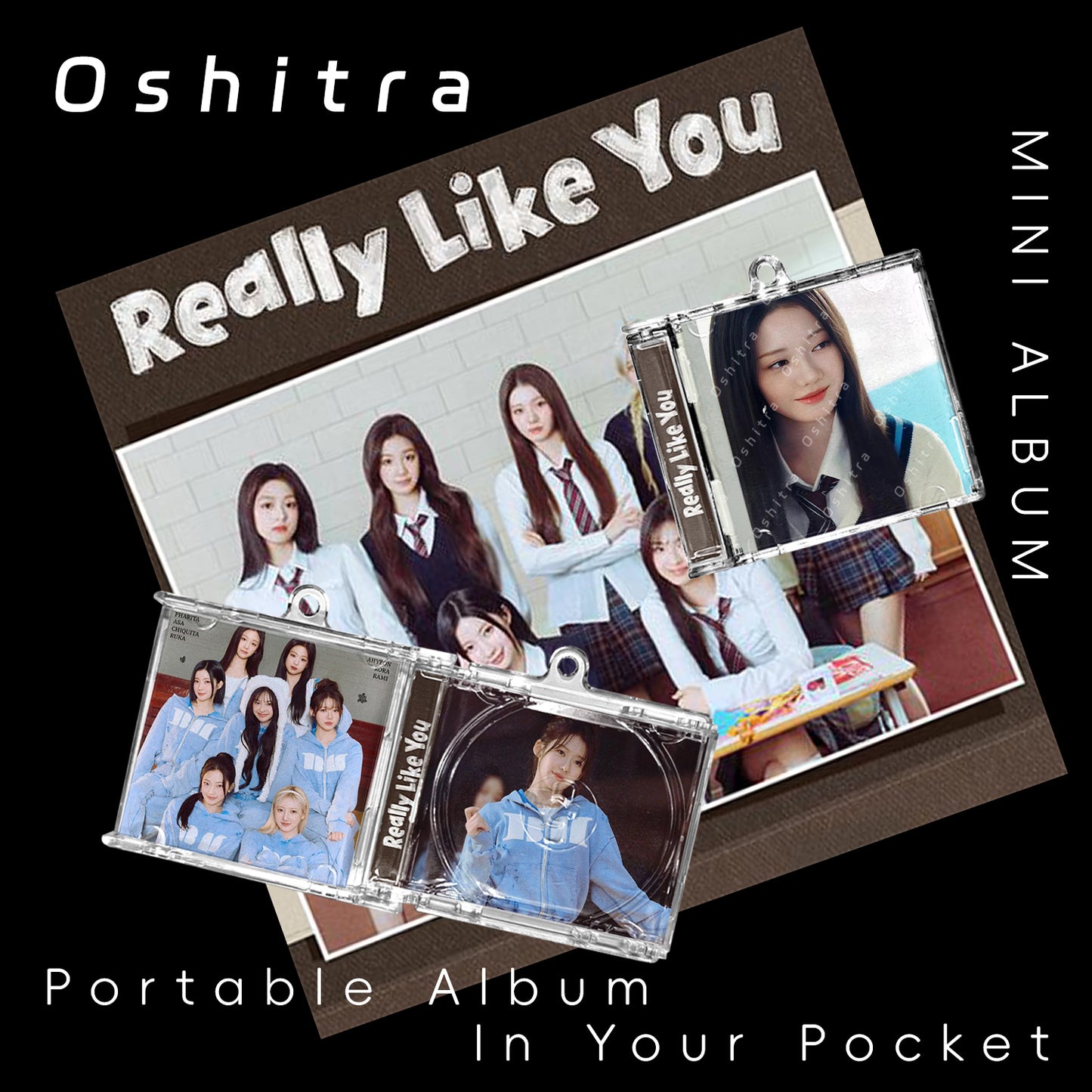 Babymonster「Really Like You」Mini Album NFCミニアルバムキーホルダー スマホタッチで音楽再生 推し活グッズ