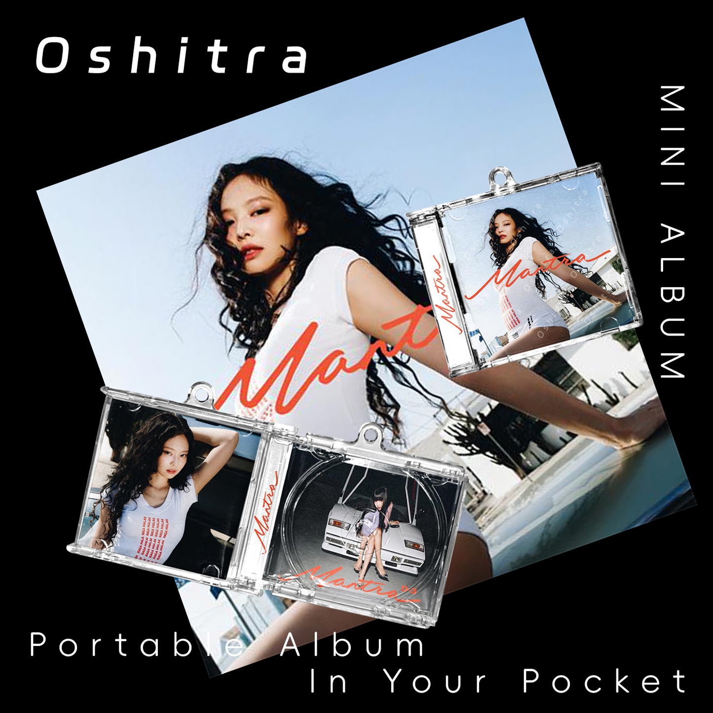 BlackPink「Mantra」Mini Album NFCミニアルバムキーホルダー スマホタッチで音楽再生 推し活グッズ