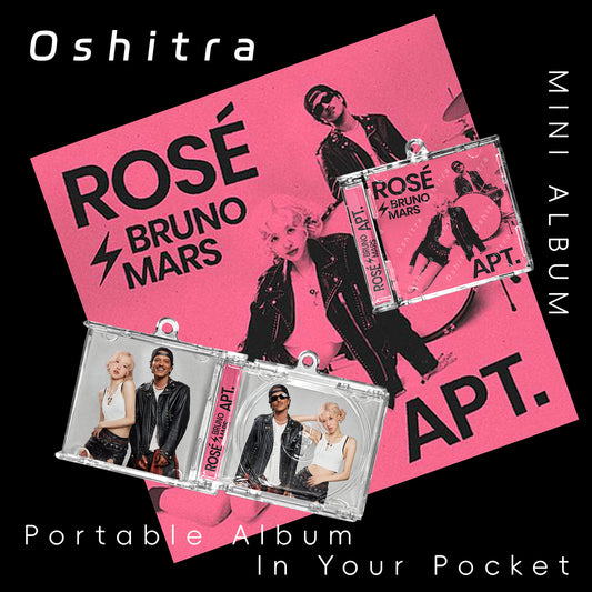 BlackPink「Apt」Mini Album NFCミニアルバムキーホルダー スマホタッチで音楽再生 推し活グッズ