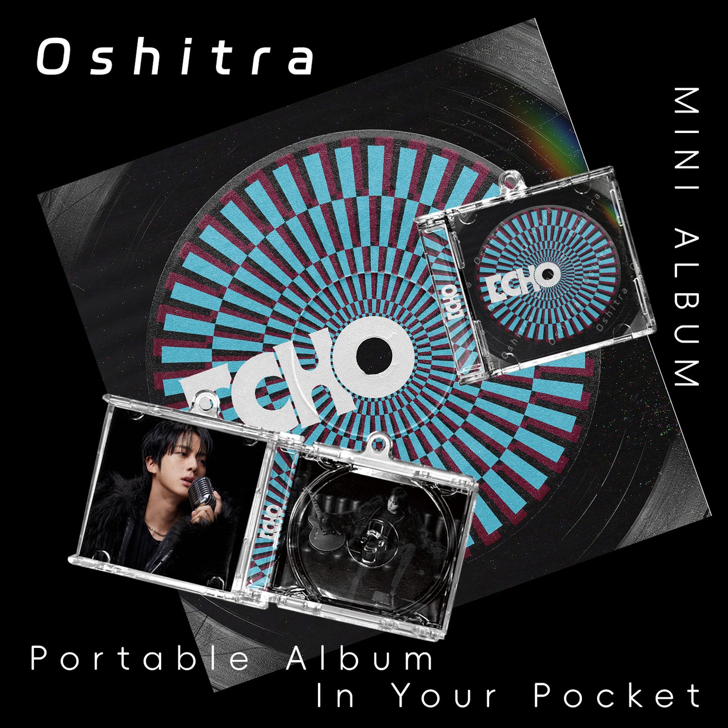 BTS「Echo」Mini Album NFCミニアルバムキーホルダー スマホタッチで音楽再生 推し活グッズ