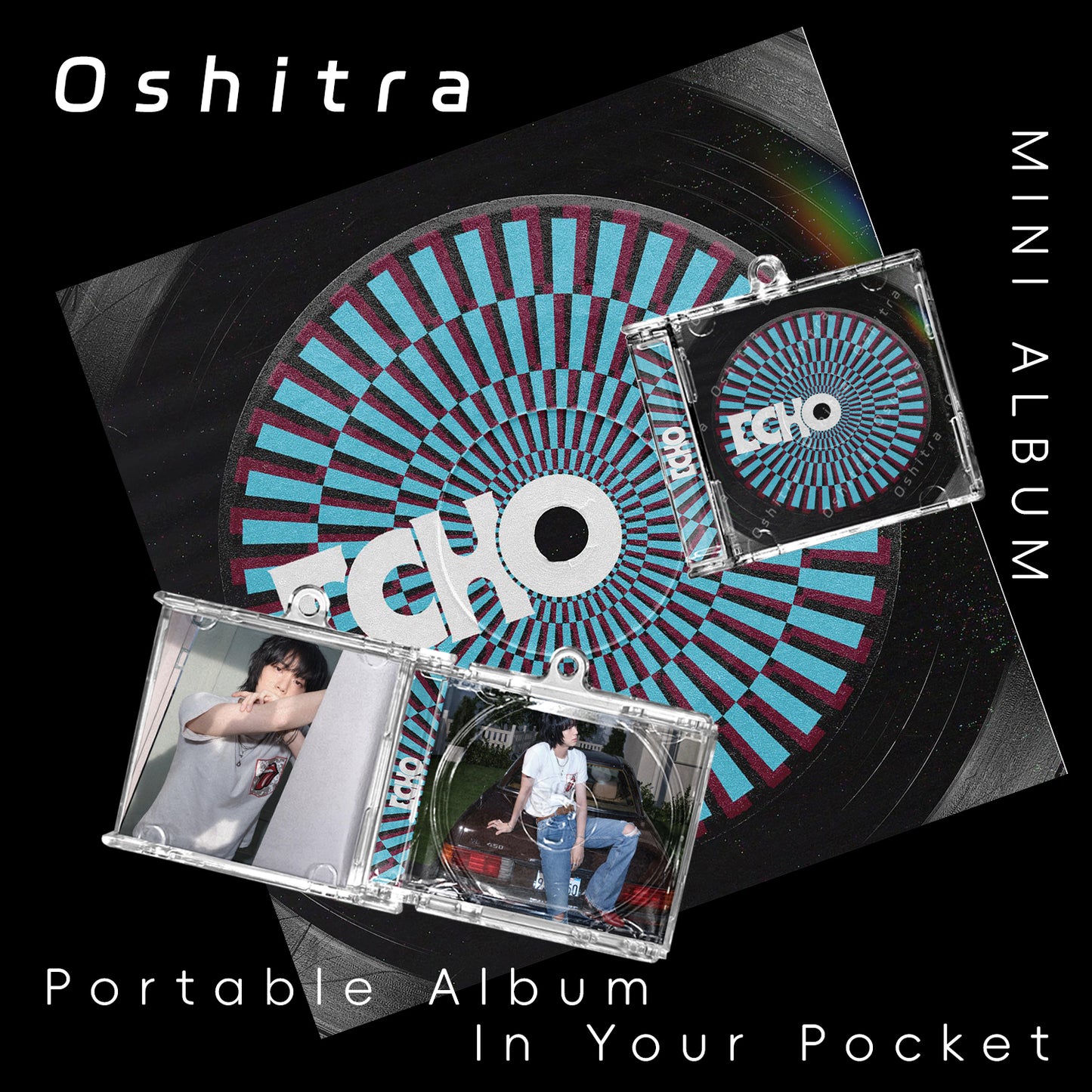 BTS「Echo」Mini Album NFCミニアルバムキーホルダー スマホタッチで音楽再生 推し活グッズ