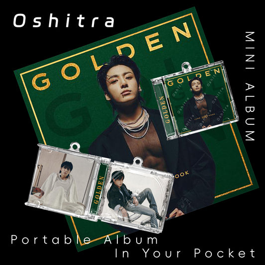 BTS「Golden」Mini Album NFCミニアルバムキーホルダー スマホタッチで音楽再生 推し活グッズ