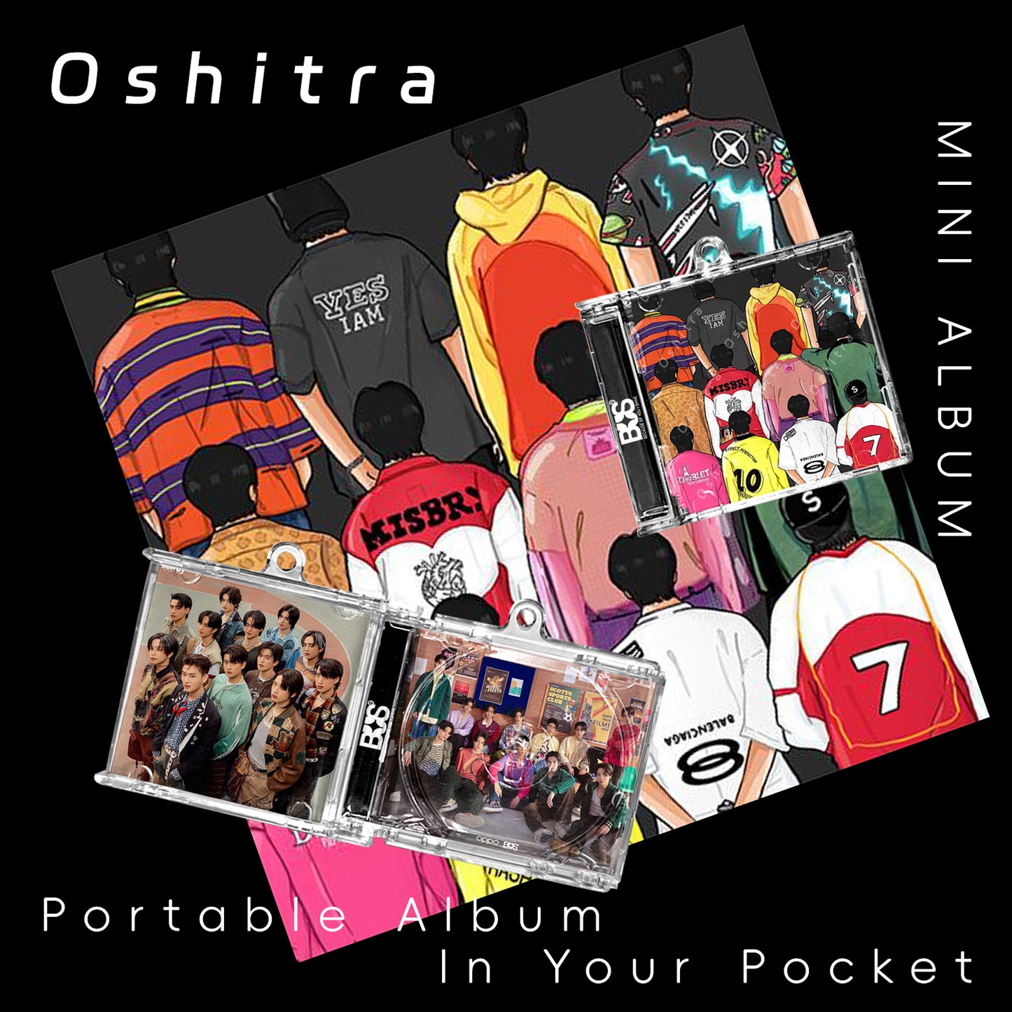 Bus「Bus」Mini Album NFCミニアルバムキーホルダー スマホタッチで音楽再生 推し活グッズ
