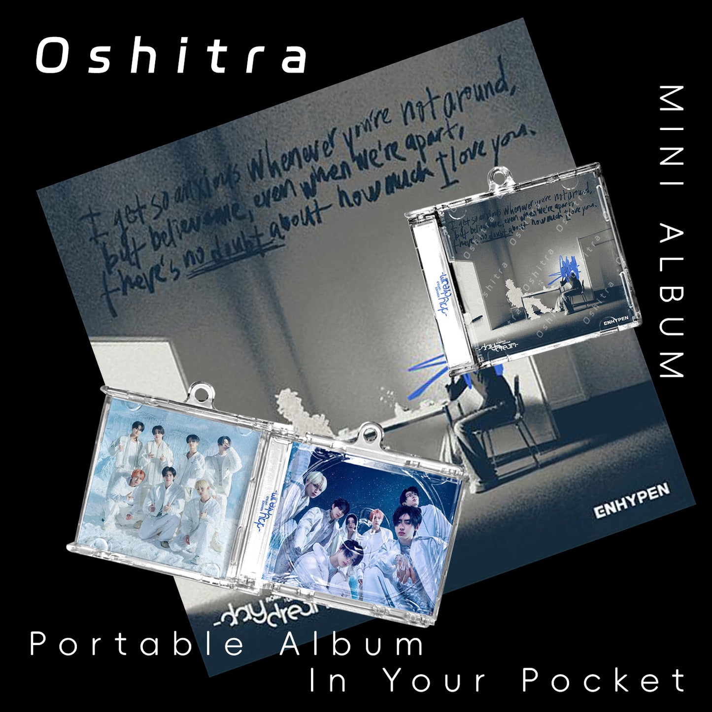 ENHYPEN「Daydream」Mini Album NFCミニアルバムキーホルダー スマホタッチで音楽再生 推し活グッズ