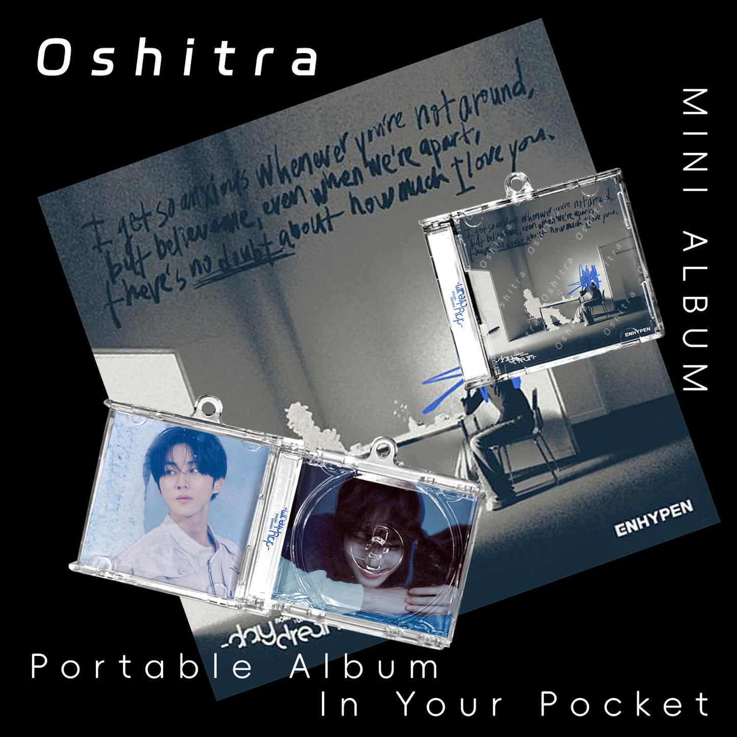 ENHYPEN「Daydream」Mini Album NFCミニアルバムキーホルダー スマホタッチで音楽再生 推し活グッズ